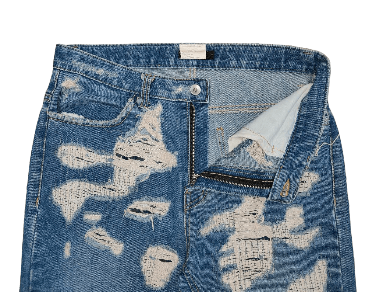 Beauty Beast ❎ Sincity Distressed Denim Size US 32 / EU 48 - 5 Thumbnail
