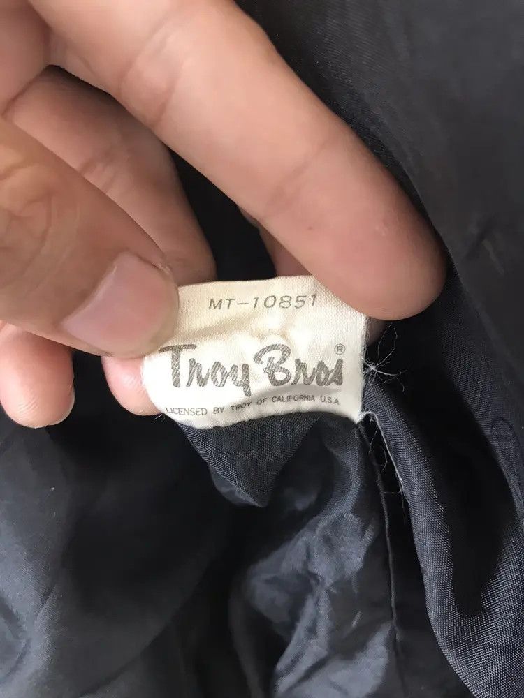 Vintage Troy Bros Distressed Varsity Jackets