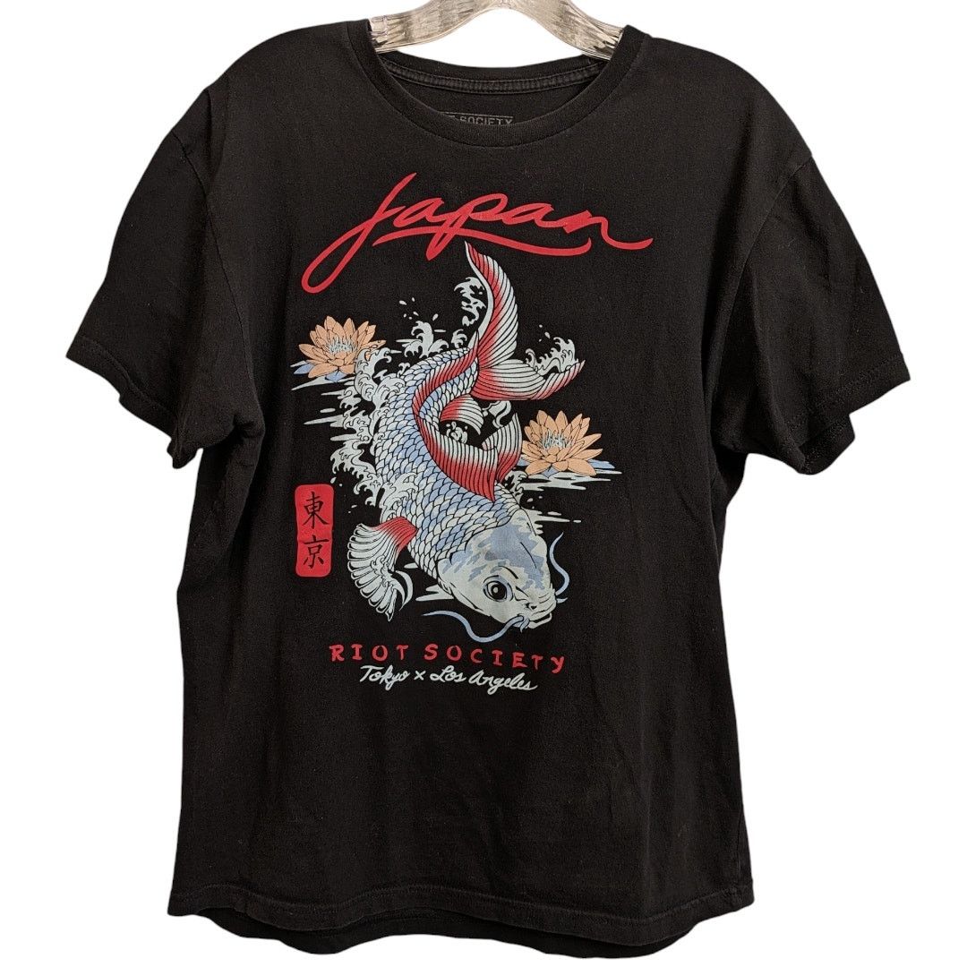 Riot Society Riot Society Tokyo x Los Angeles Fish Lotus Flower Men's M Size US M / EU 48-50 / 2 - 4 Thumbnail