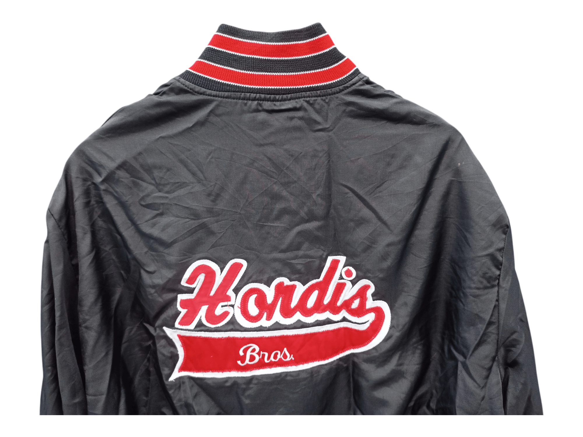 Holloway Vintage 90s Halloway Hondis Bros Versity Nylon Jacket Size US XL / EU 56 / 4 - 4 Thumbnail