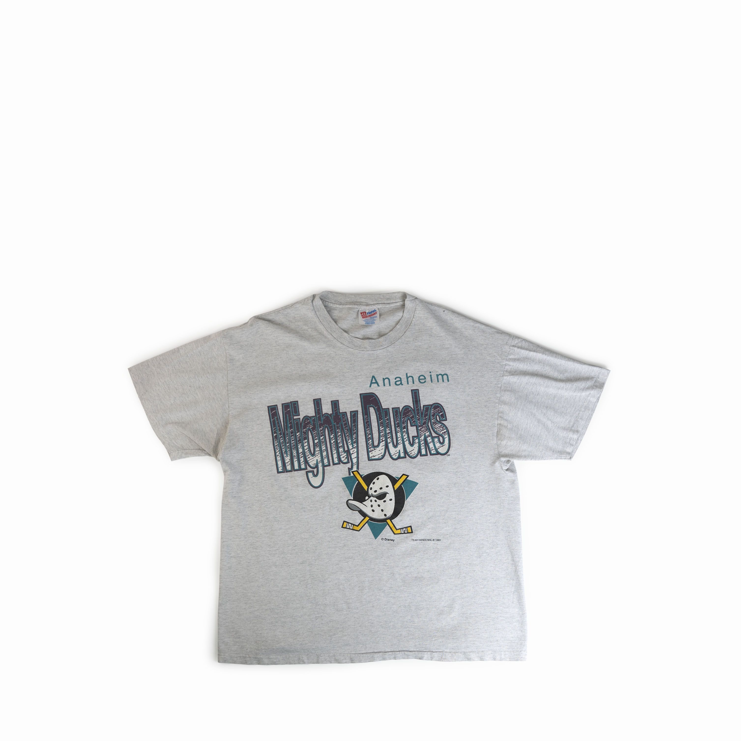 Disney × NHL × Vintage Vintage 1993 Disney Mighty Ducks NHL Tee Shirt Size US XL / EU 56 / 4 - 1 Thumbnail