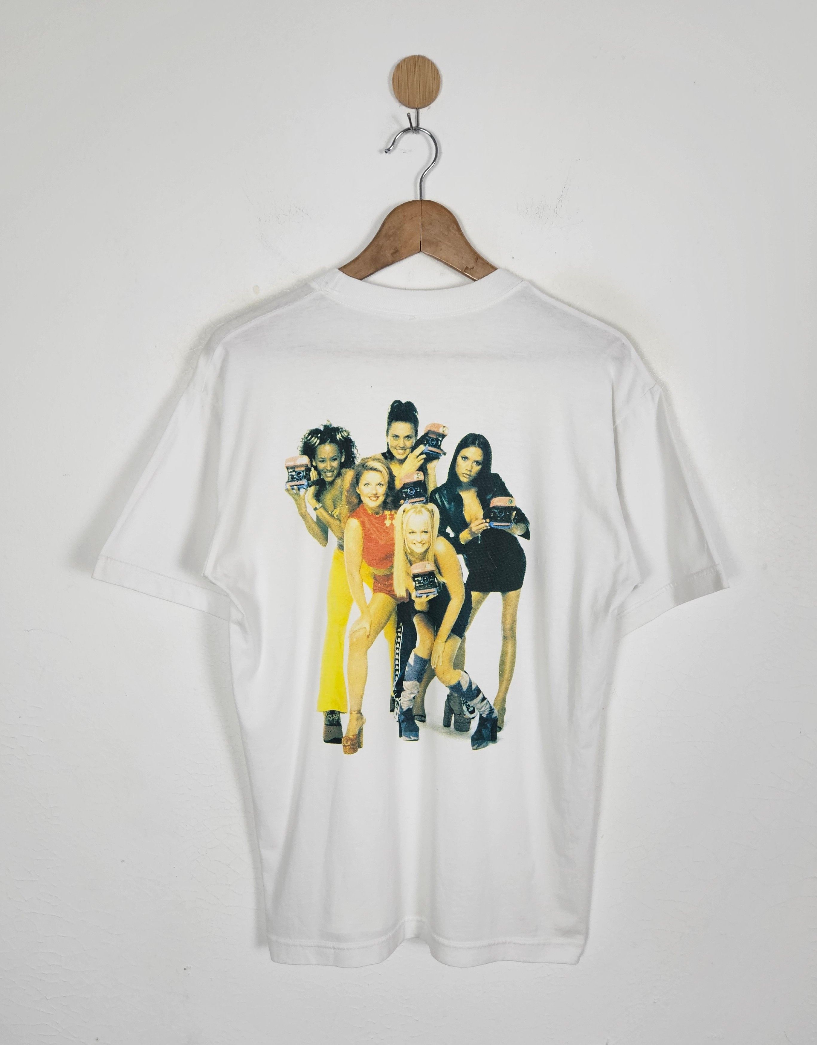 Band Tees × Vintage Vintage Spice Girls Polaroid promo tee shirt Size US L / EU 52-54 / 3 - 1 Thumbnail