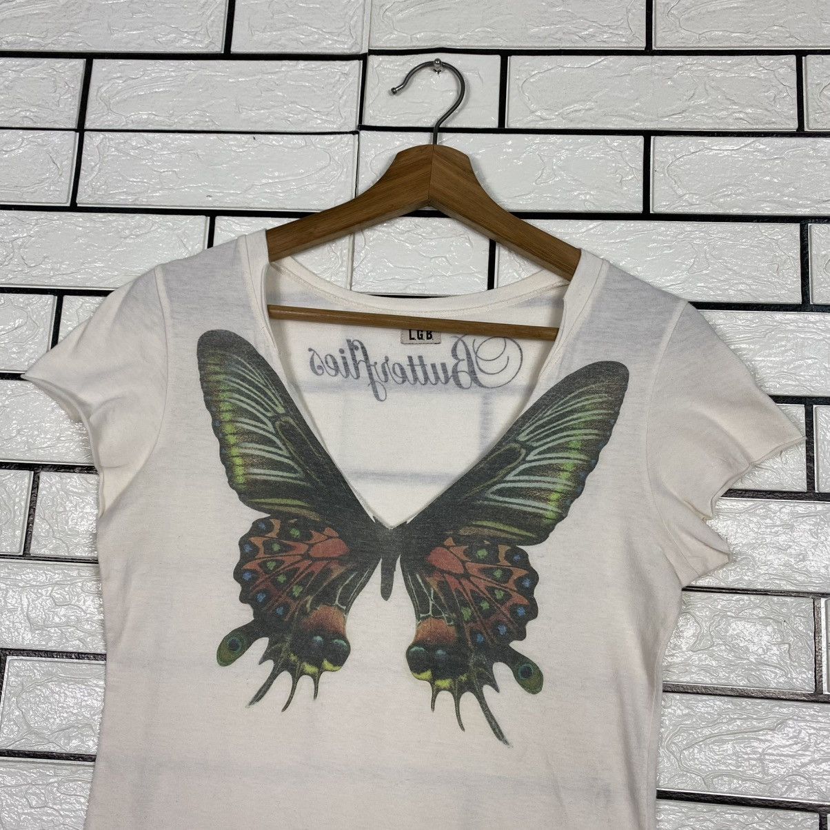 Le Grande Bleu (L.G.B.) 🔥TANK TOP LGB MANIAC CORP BUTTERFLY BIG LOGO Size S / US 4 / IT 40 - 8 Thumbnail