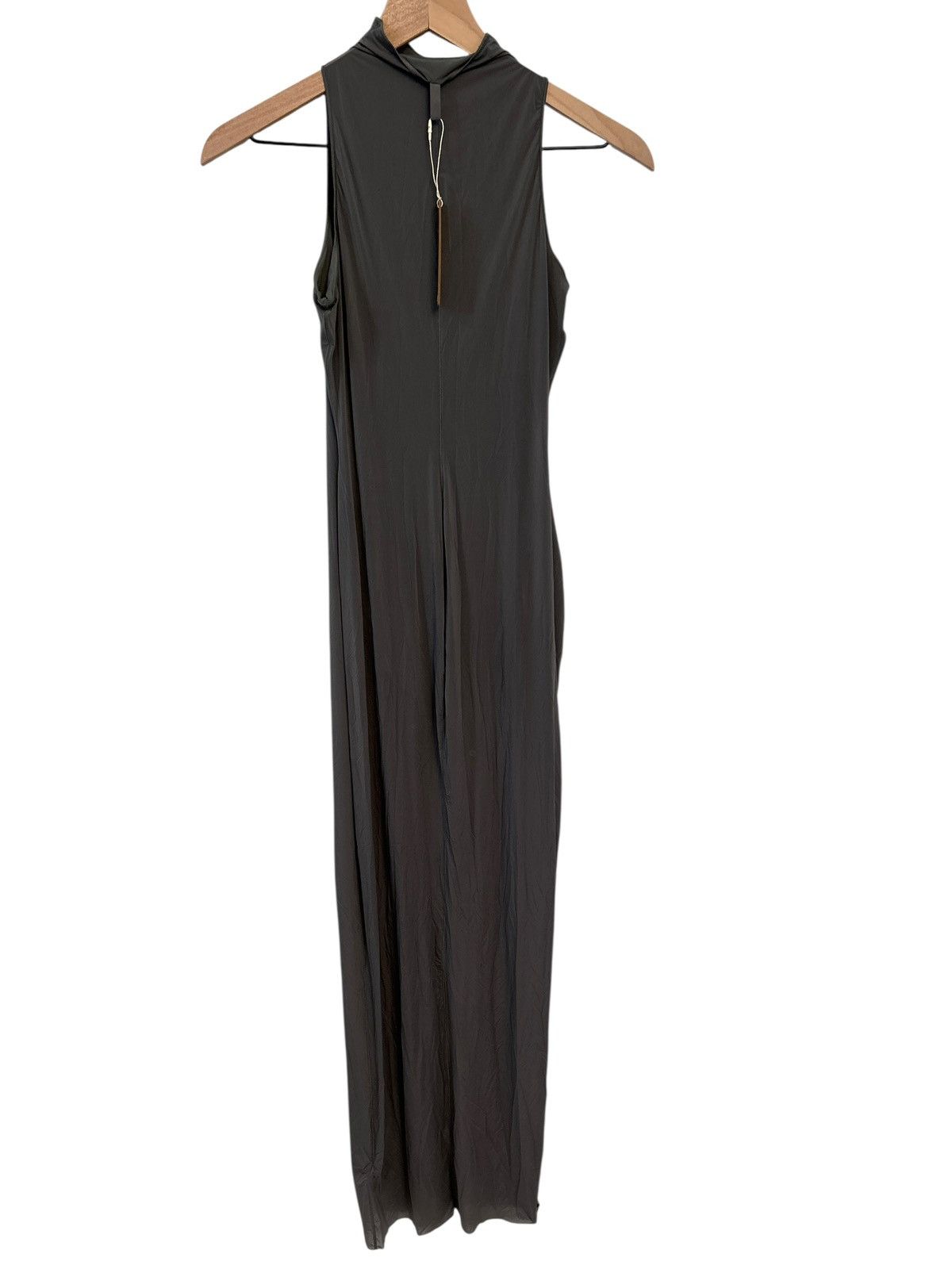 SKIMS NWT Skims Milky Sheer Mock Neck Long Dress Gunmetal Small Size S / US 4 / IT 40 - 5 Thumbnail