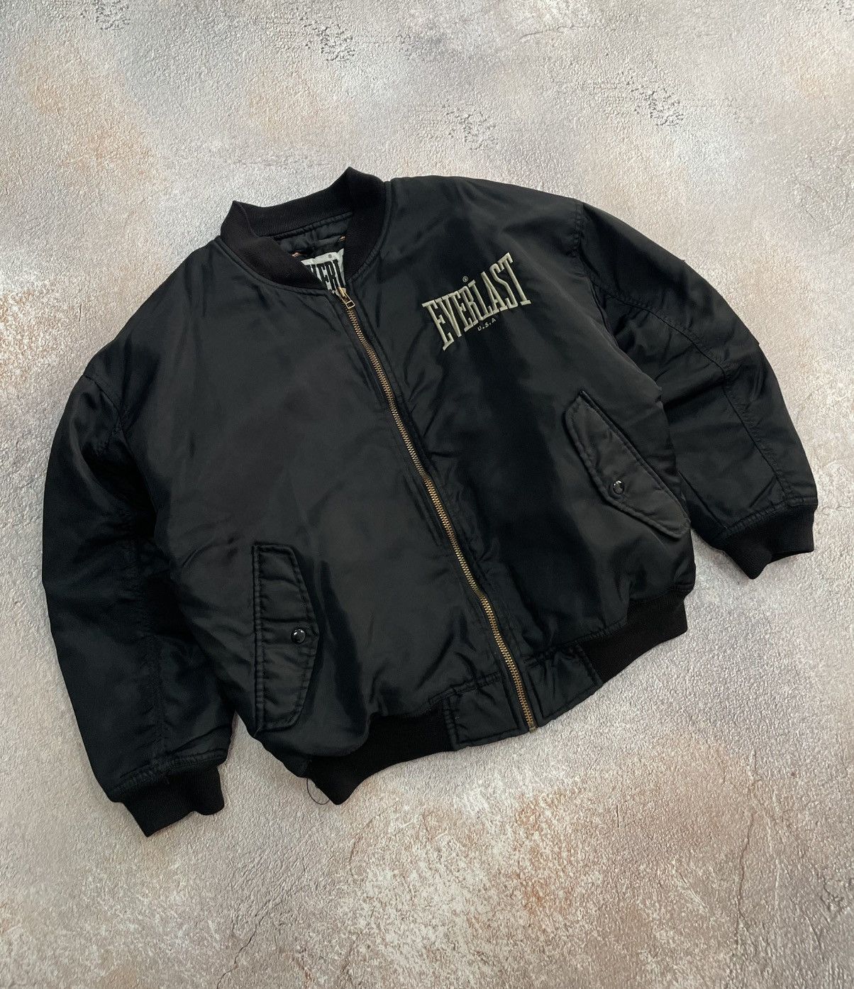 Jaket Bomber Everlast Bomber Vintage Everlast Bronx NYC Boxing
