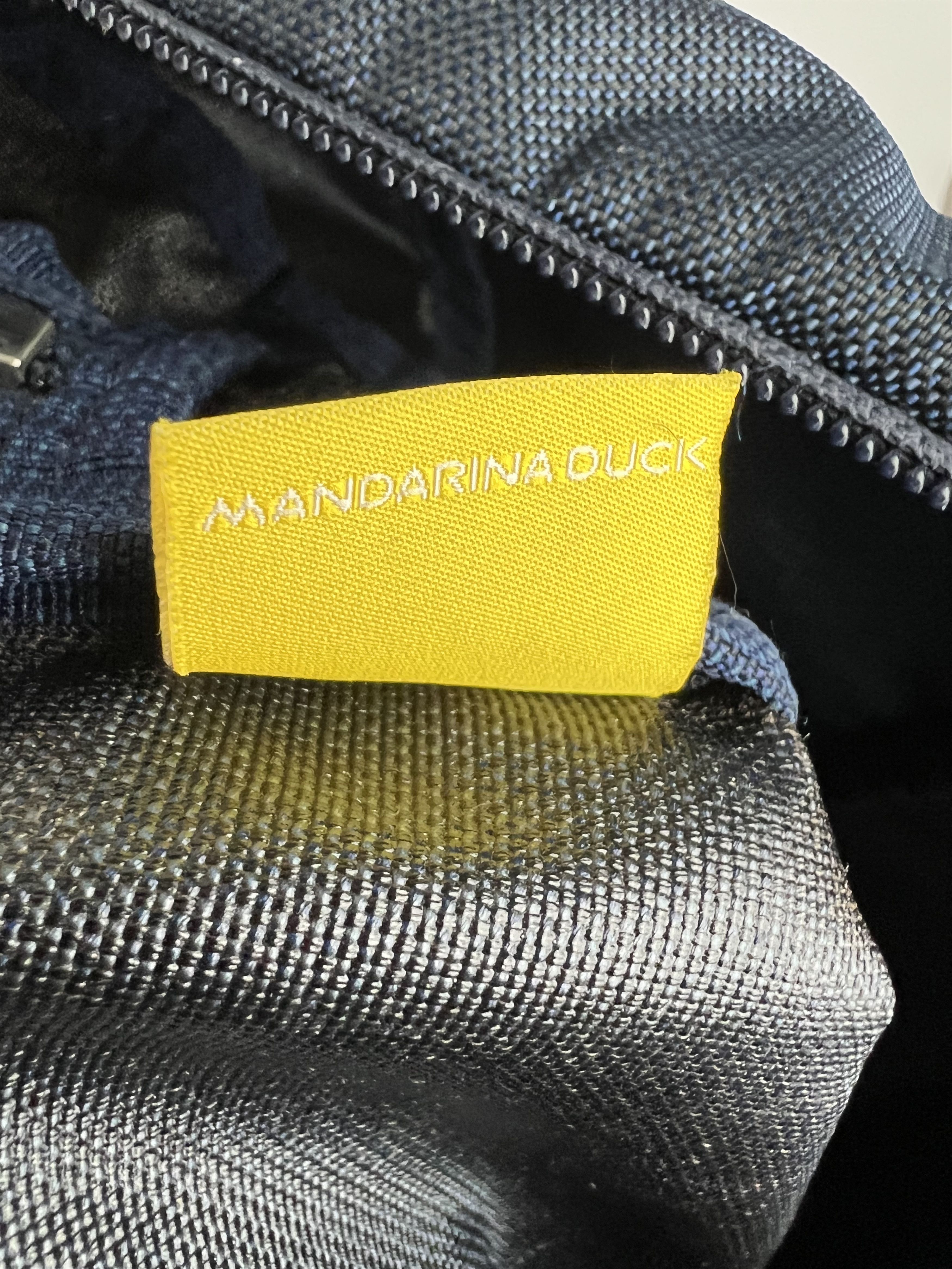 Mandarina Duck Mandarina Duck MD20 Navy Blue Nylon Backpack Size ONE SIZE - 13 Thumbnail