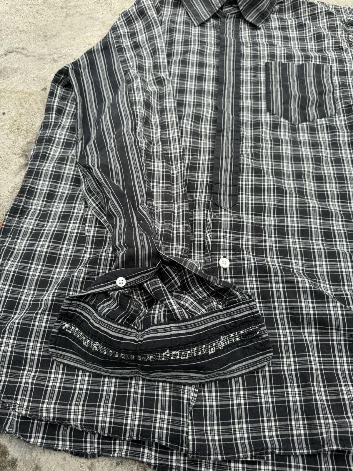 Number (N)ine Number (N)ine Checkered Button Up Shirt Size US L / EU 52-54 / 3 - 3 Thumbnail