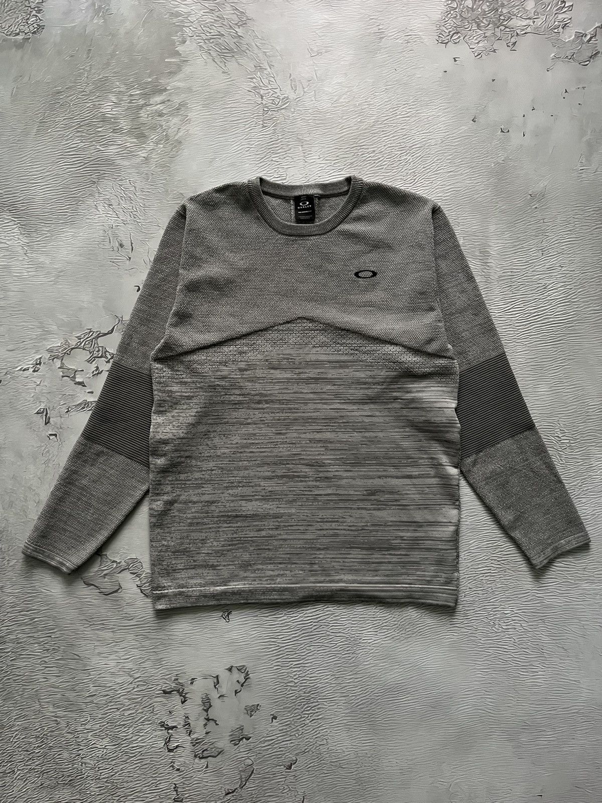 Oakley Oakley Long Sleeve Thermo Japanese Brand Streetwear Gray Size US XL / EU 56 / 4 - 1 Thumbnail