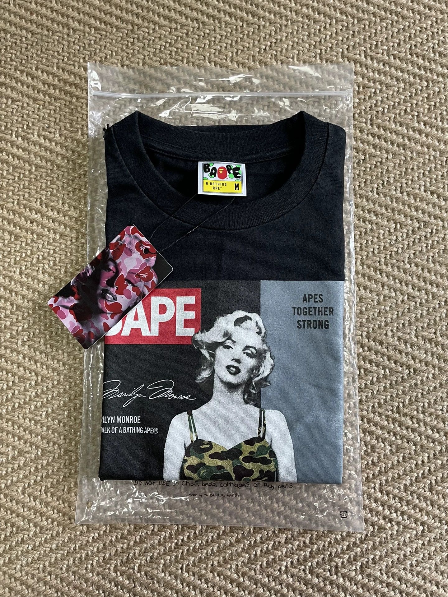 Bape BAPE x Marilyn Monroe Poster Tee M New With Tags Size US M / EU 48-50 / 2 - 3 Thumbnail
