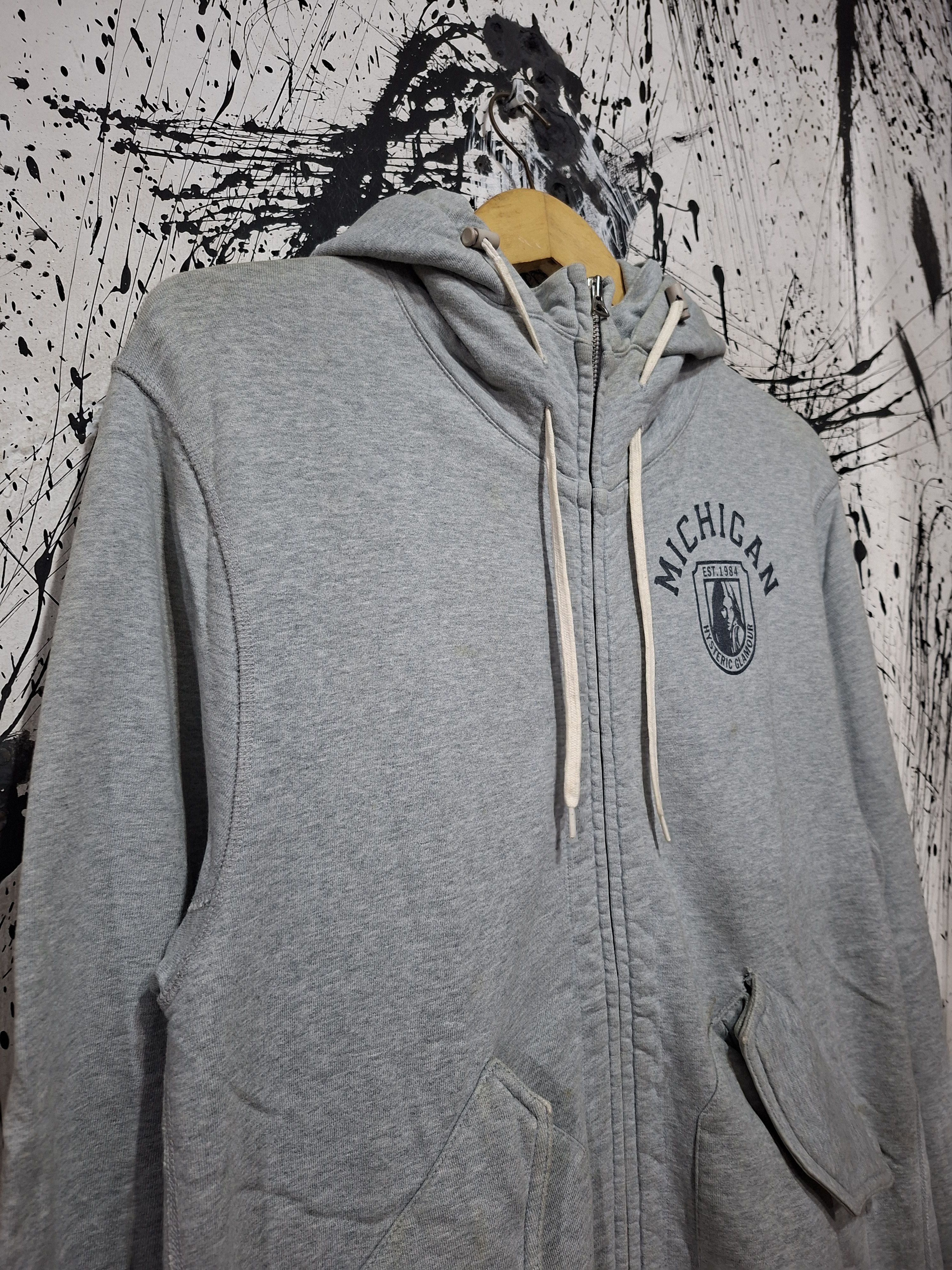 Hysteric Glamour HYSTERIC GLAMOUR X REIGNING CHAMP MICHIGAN 1984 ZIP HOODIE Size US L / EU 52-54 / 3 - 2 Thumbnail