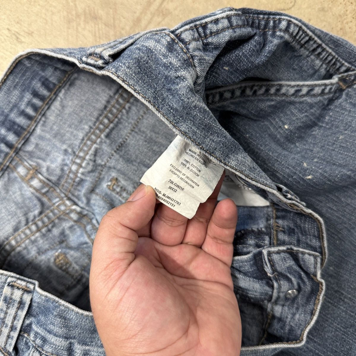 Wrangler Vintage Wrangler Cargo Paint Splatter Jeans Denim Mens 30x32 Size US 30 / EU 46 - 4 Thumbnail