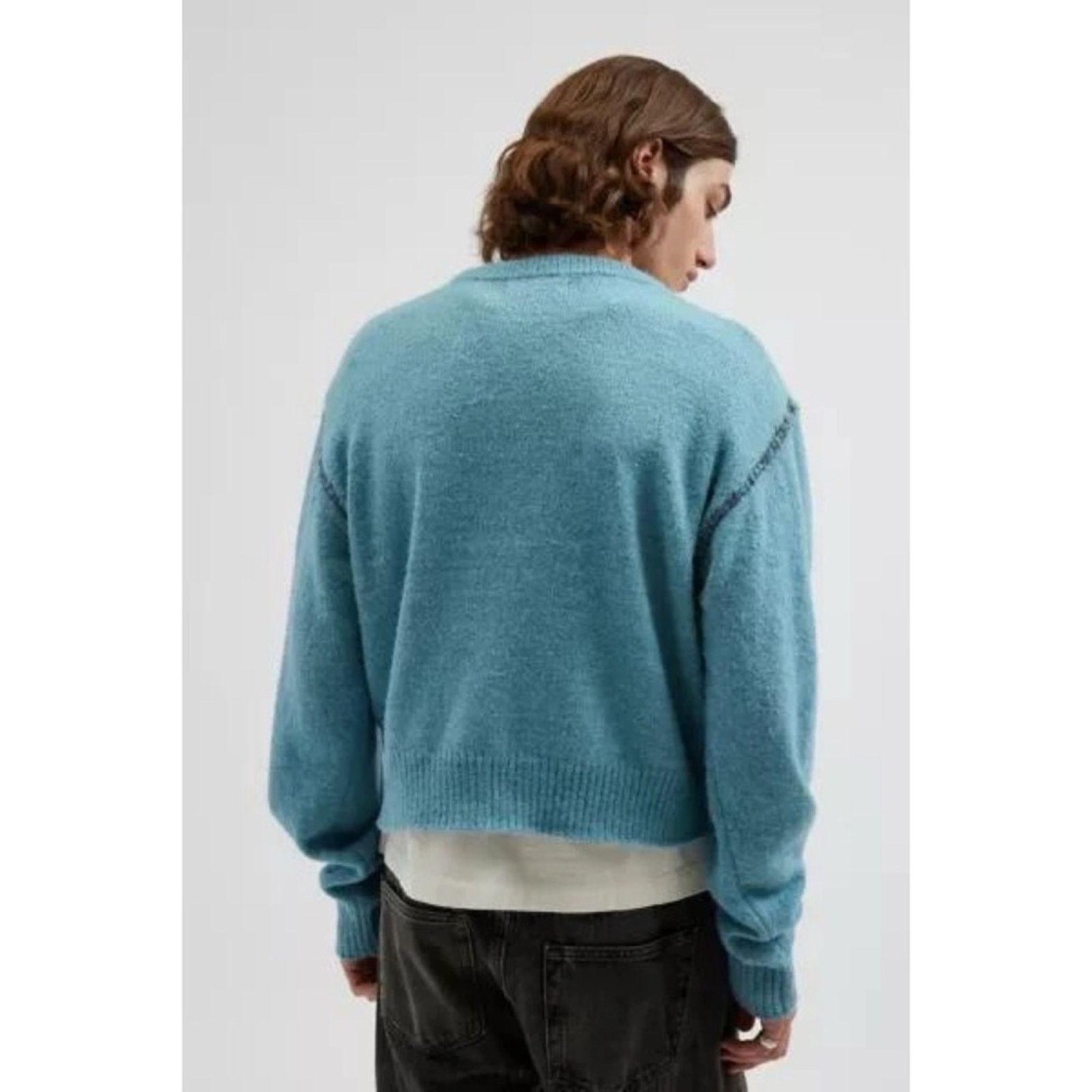 Urban Outfitters Urban Outfitters Hudson Shrunken Crew Neck Sweater XL Size US XL / EU 56 / 4 - 15 Thumbnail