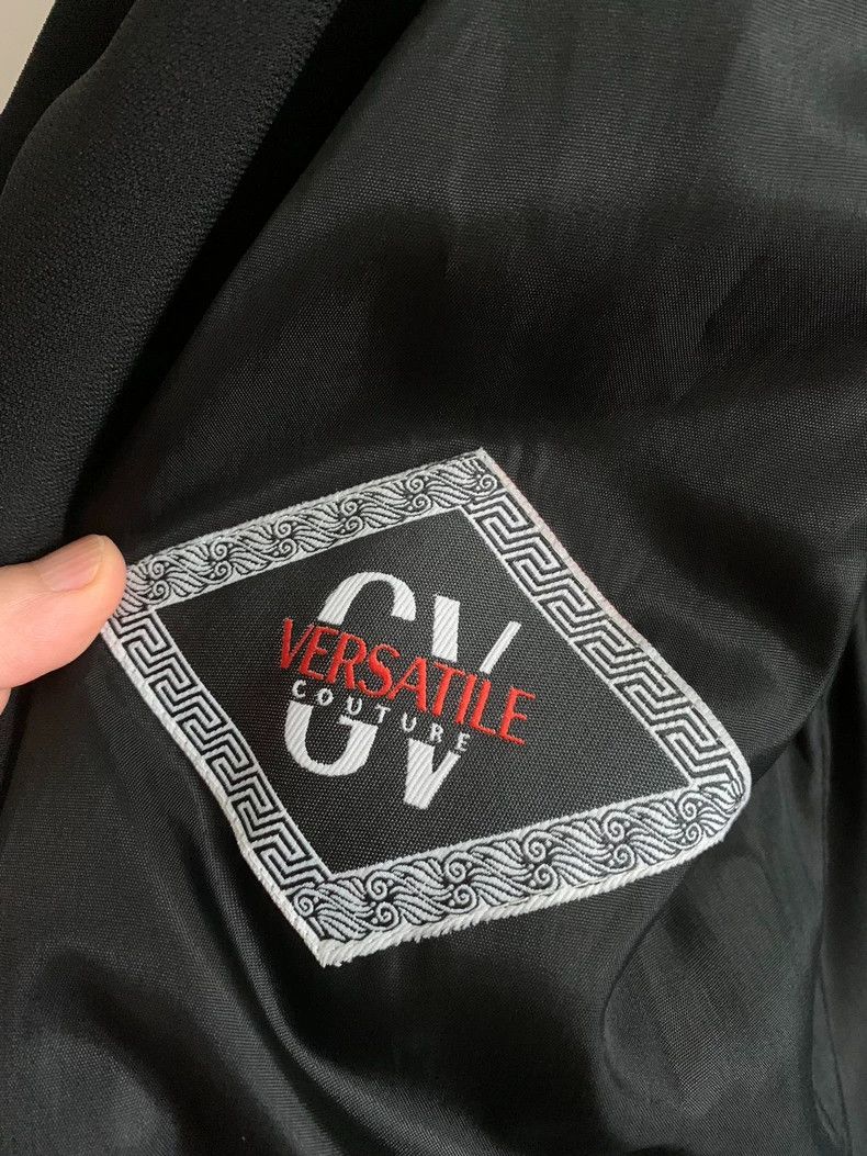 Versace Versace Court plaid silk coat Size L / US 10 / IT 46 - 9 Thumbnail