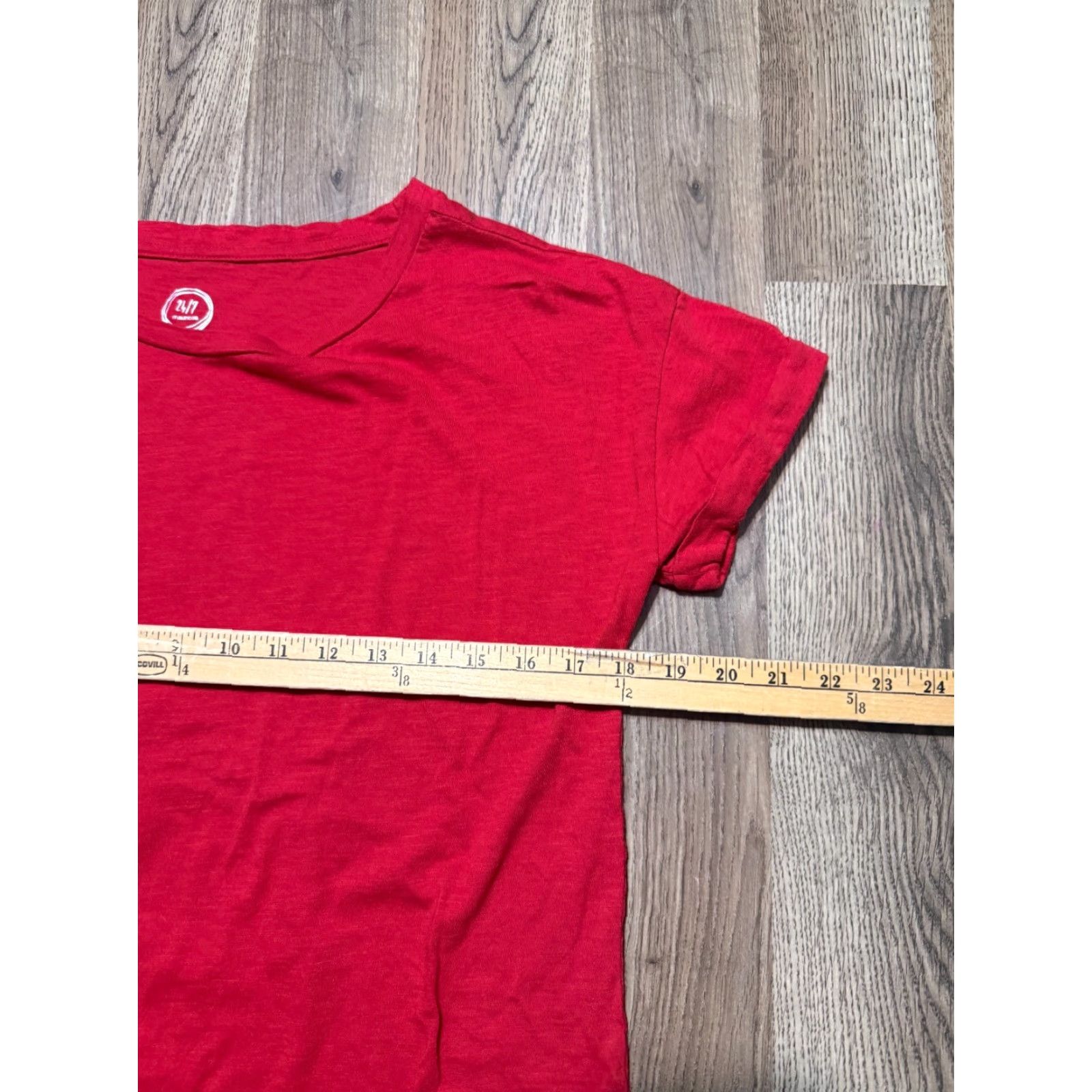 Vintage Maurices Shirt Womens Size Medium Red Short Sleeve T-Shirt Size M / US 6-8 / IT 42-44 - 6 Thumbnail