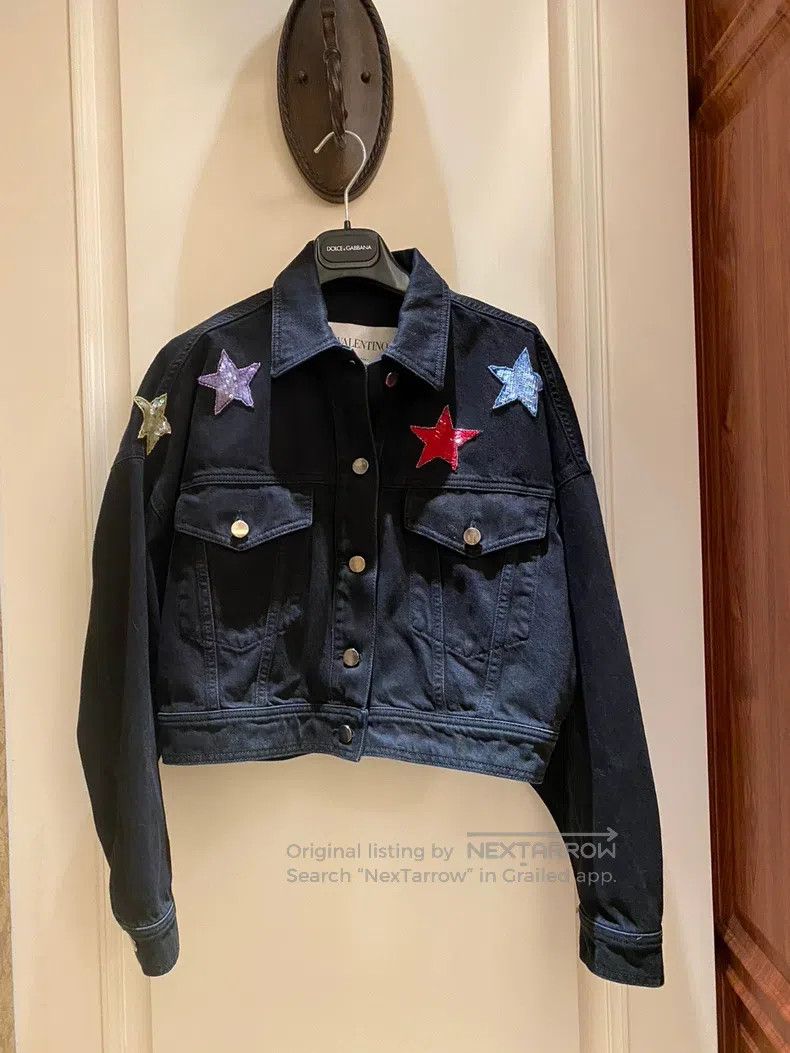 Valentino Valentino Heavy work jacket denim suit Size S / US 4 / IT 40 - 1 Thumbnail
