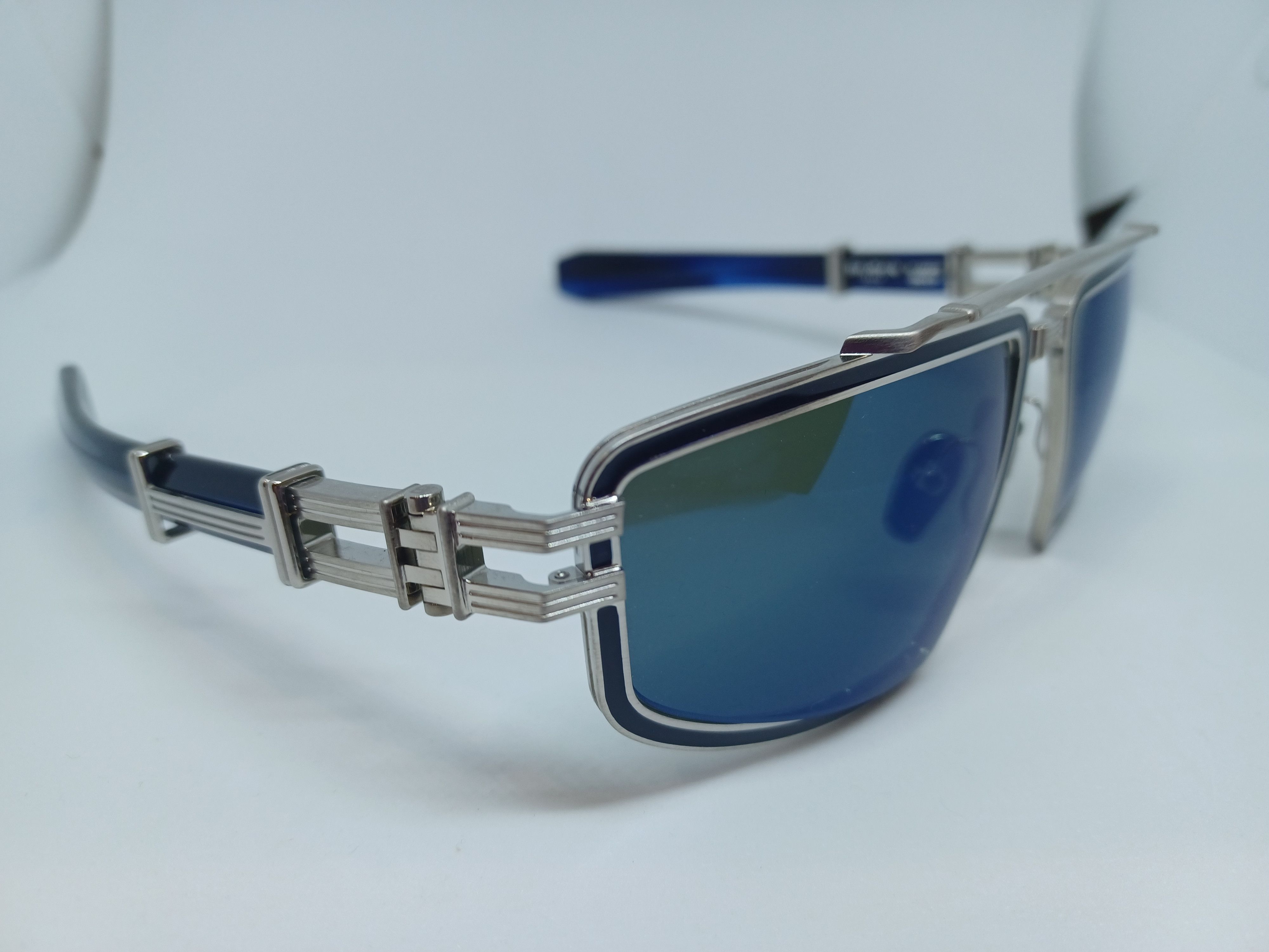 Balmain Balmain Sunglasses Silver / Blue Brand New Size ONE SIZE - 4 Thumbnail