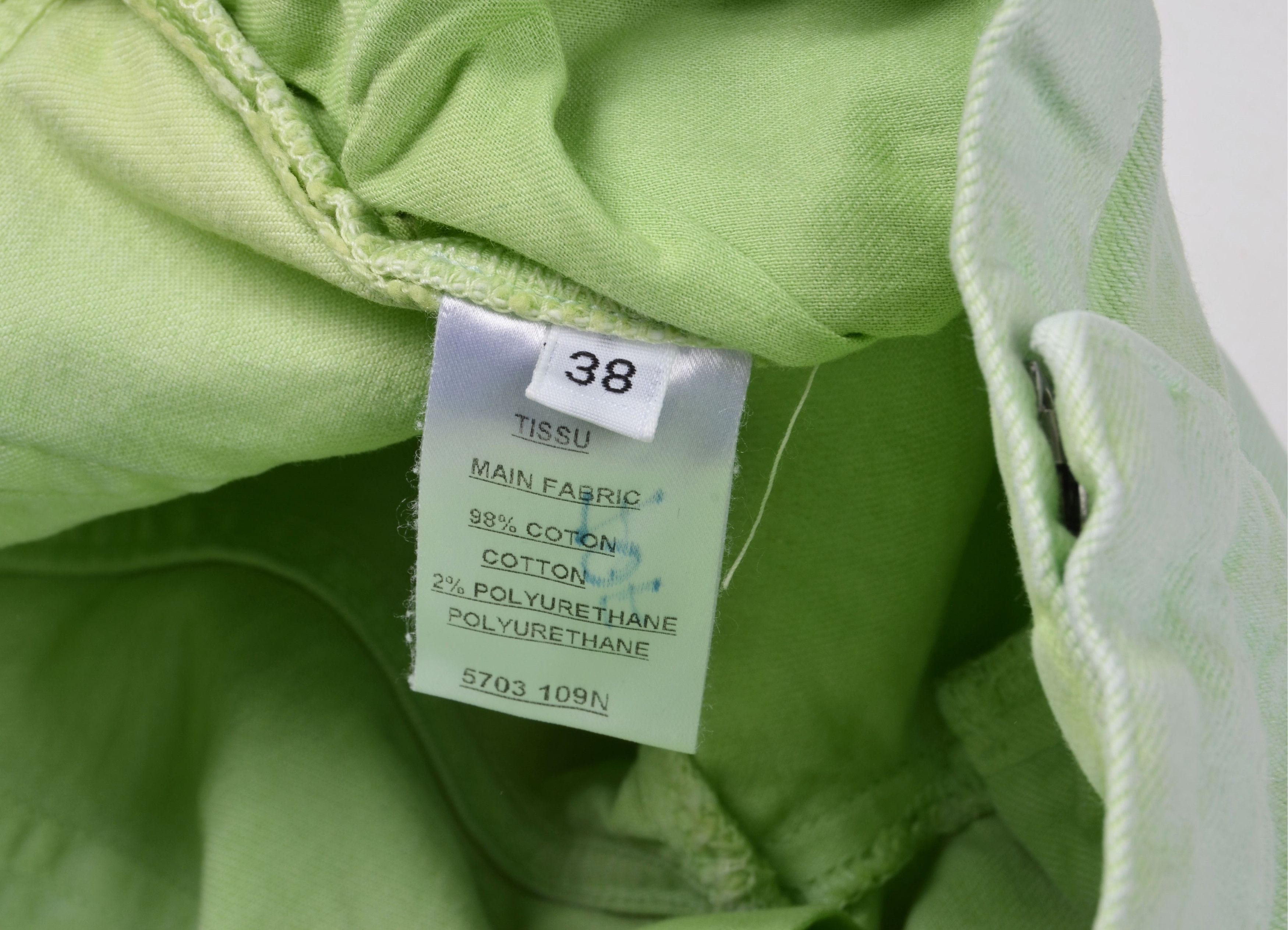 Balmain Balmain Garment Dyed Green Skinny Denim Jeans Size 32" / US 10 / IT 46 - 6 Thumbnail