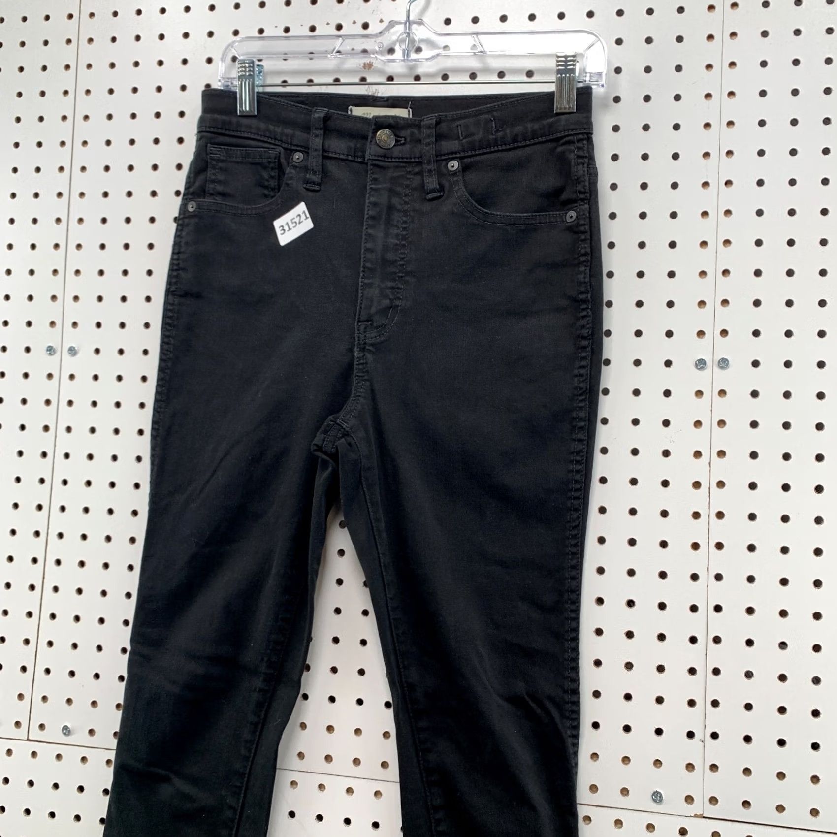Madewell Madewell Black Skinny Denim Jeans Womens Size 28x26.5 10” High Rise Size 28" / US 6 / IT 42 - 3 Thumbnail
