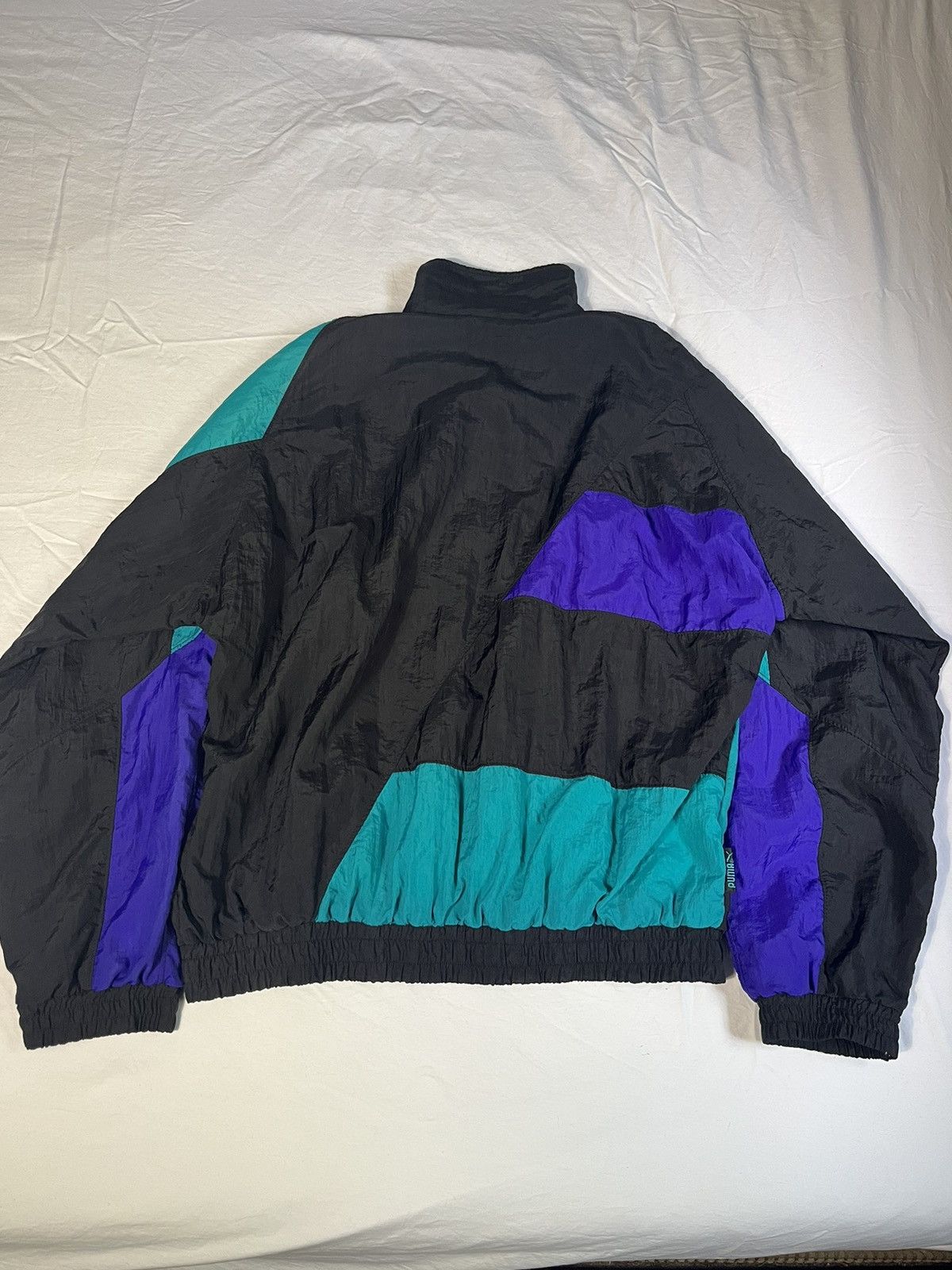 Puma Vintage Puma Windbreaker Size US M / EU 48-50 / 2 - 2 Thumbnail