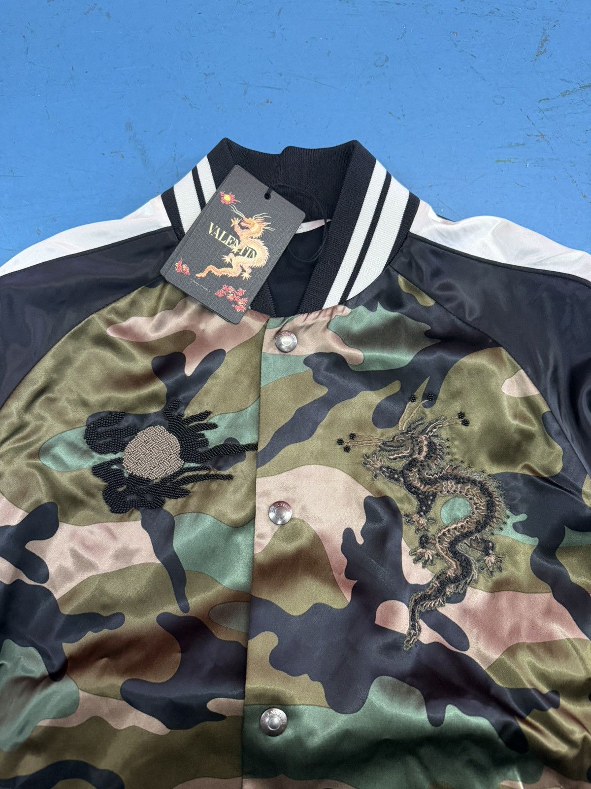 Valentino VALENTINO FUNKY DRAGON SOUVENIR JACKET Size US M / EU 48-50 / 2 - 7 Thumbnail