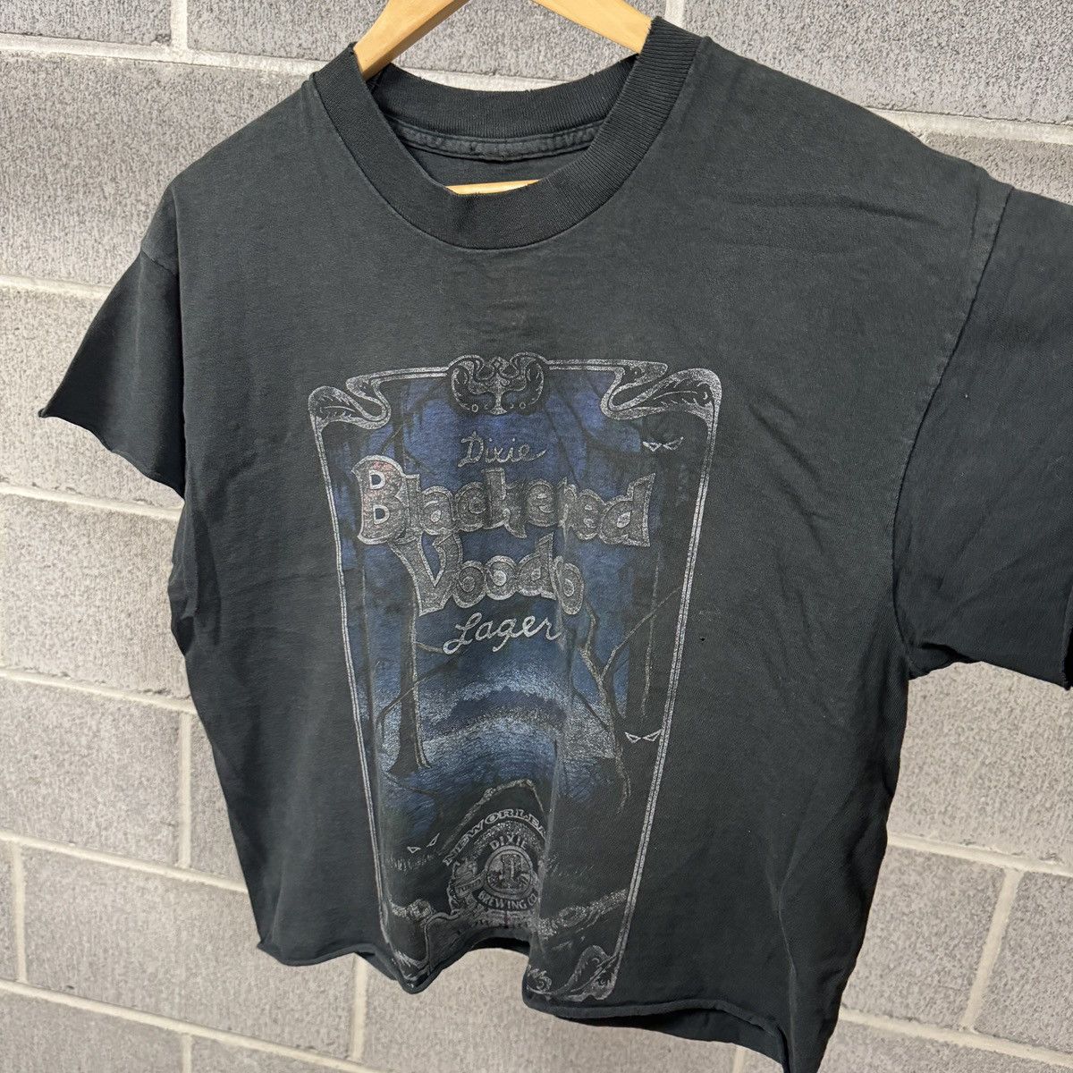 Vintage Dixie Blackened Voodoo Lager Thrashed Shirt ERD Grunge Size US L / EU 52-54 / 3 - 4 Thumbnail
