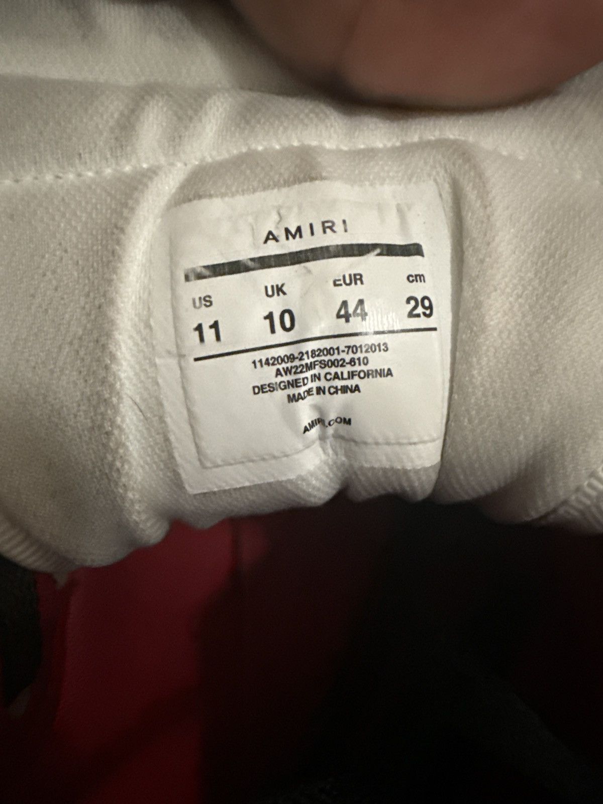 Amiri Hi top Amiri Size US 11 / EU 44 - 5 Thumbnail