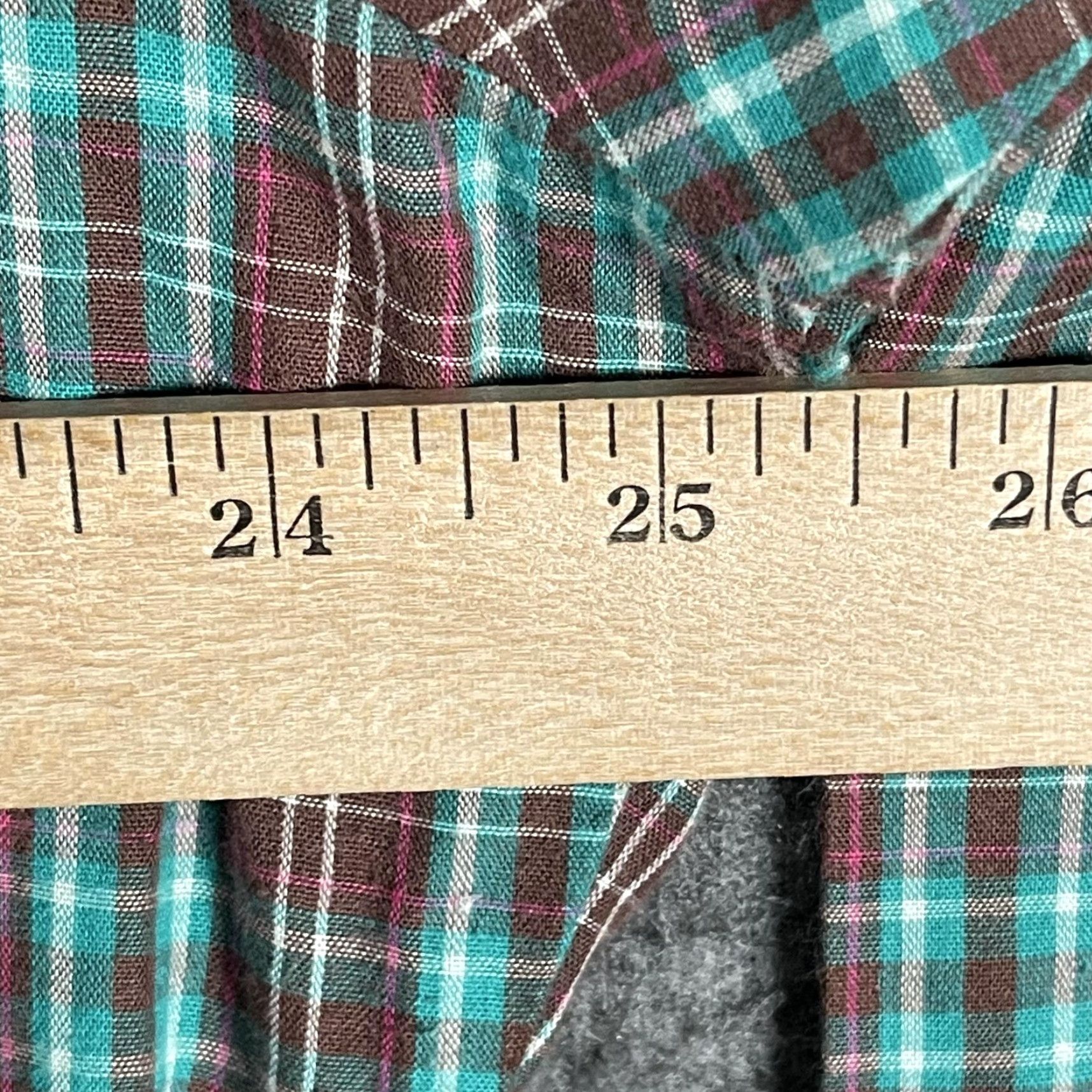 Wrangler VINTAGE Wrangler Shirt Womens 2XL Blue Brown Plaid Western Pearl Snap Long Sleeve Cowboy Size XXL / US 16-18 / IT 52-54 - 7 Thumbnail