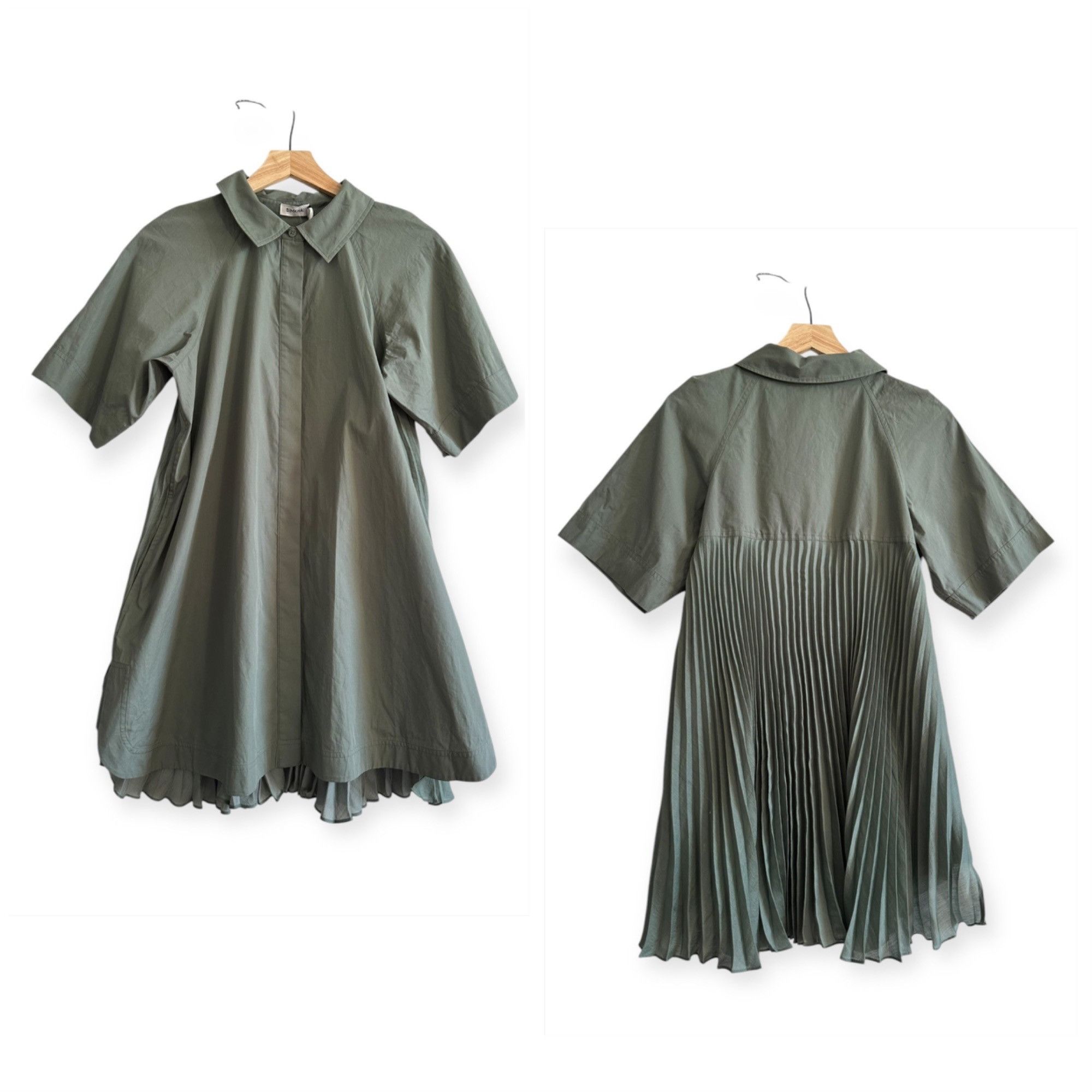 Simkhai Simkhai Blanche Short Sleeve Shirt Mini Dress, Size XS Size XS / US 0-2 / IT 36-38 - 14 Thumbnail