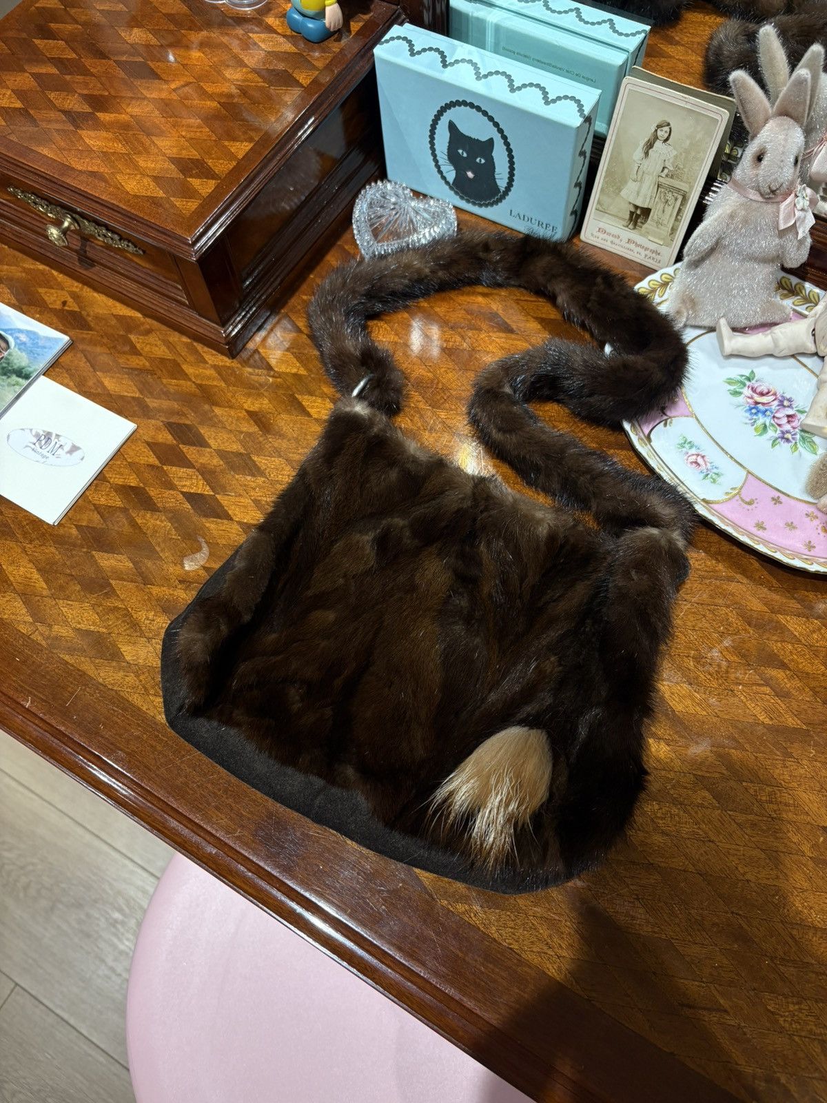Vintage y2k fur bag Size ONE SIZE - 7 Thumbnail