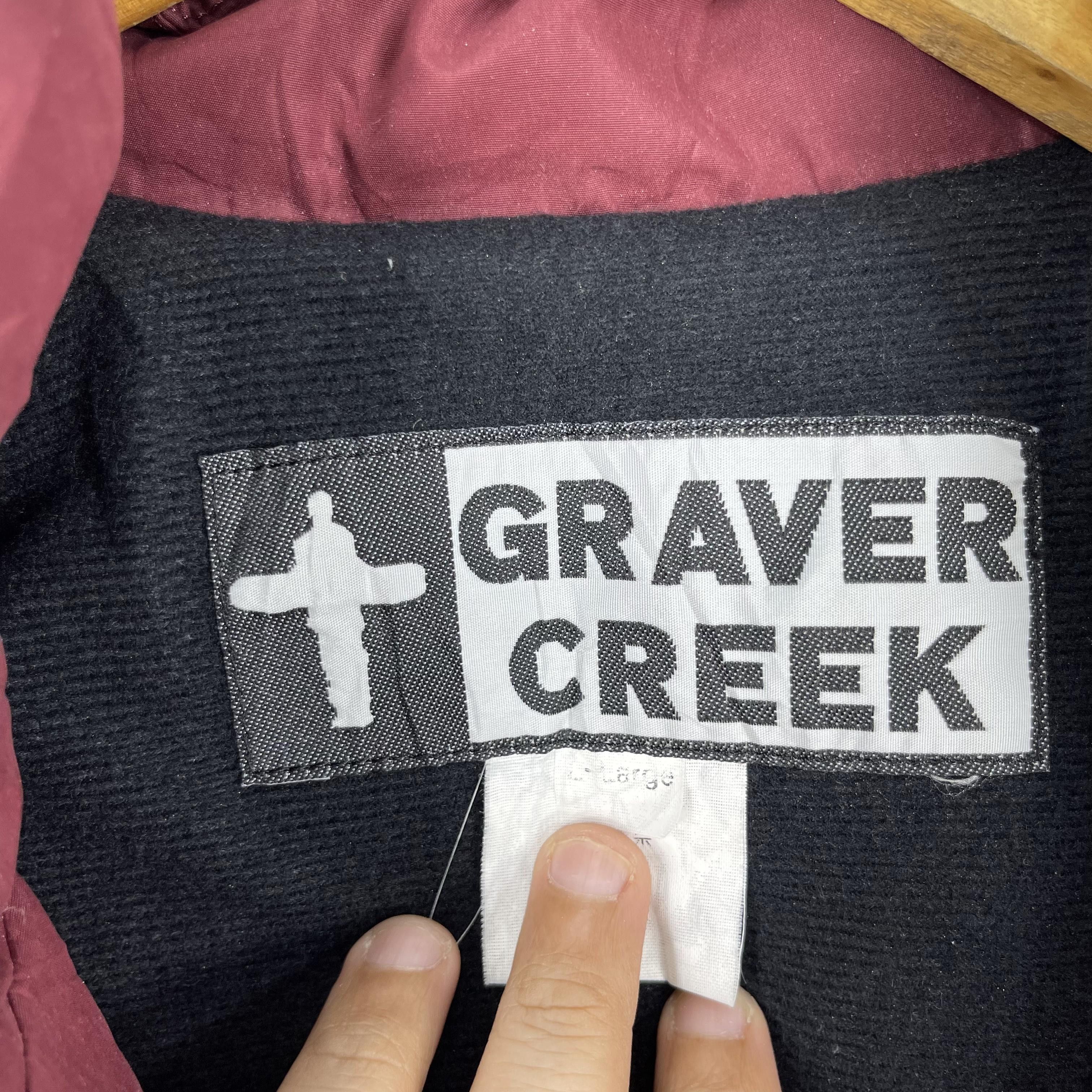 Vintage Vintage GRAVER CREEK Snowboarding Ski Hoodie Jacket Size US XL / EU 56 / 4 - 7 Thumbnail