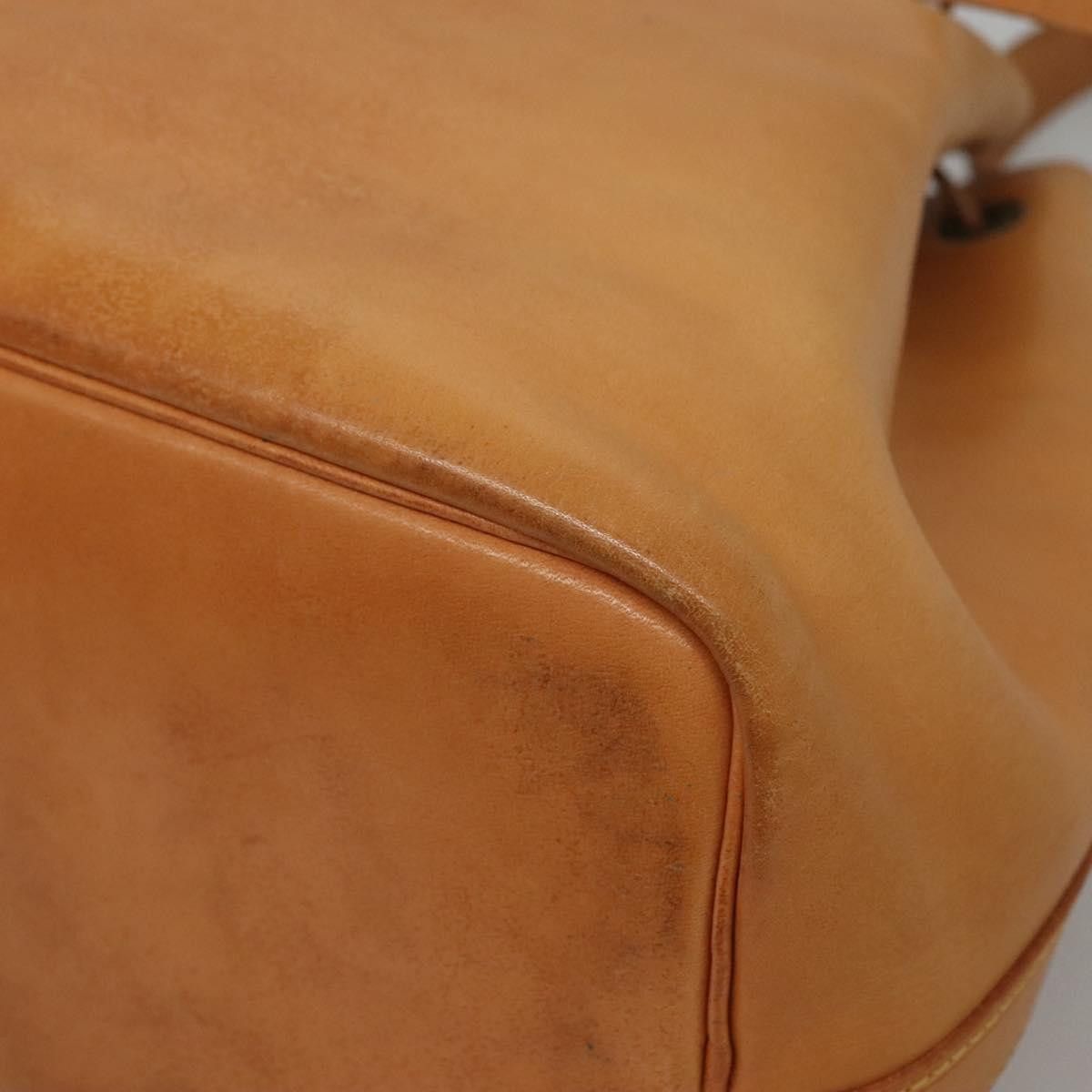 Louis Vuitton LOUIS VUITTON Nomad Leather Petit Noe Shoulder Bag Beige Size ONE SIZE - 14 Thumbnail