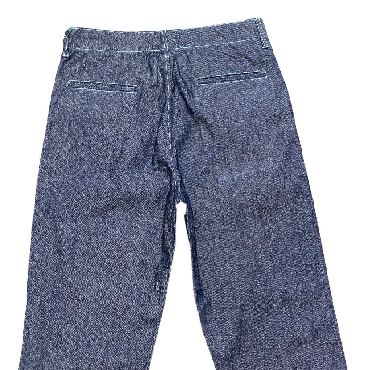 Toga Toga Archive Blue Stitch Denim Nankai Pants Size US 30 / EU 46 - 10 Thumbnail