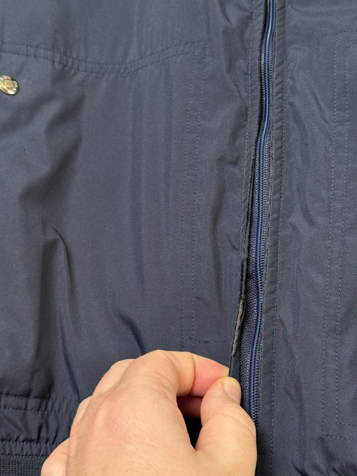 Prada Vintage Prada Sport Red Tab Logo Nylon Windbreaker Jacket Size US L / EU 52-54 / 3 - 15 Thumbnail
