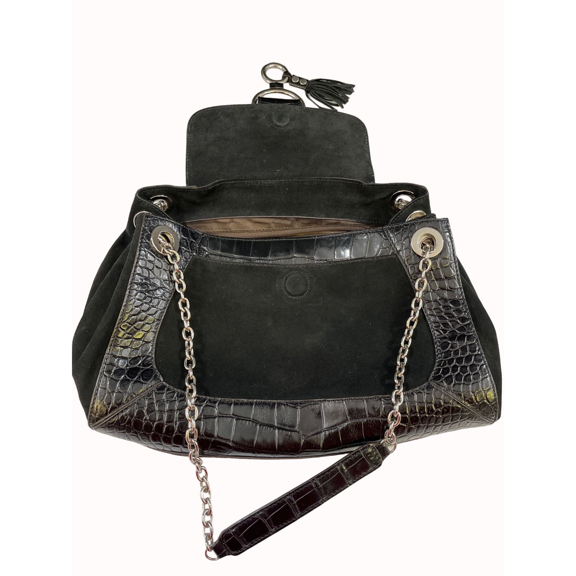 Other Adrienne Vittadini Women's Black Shoulder Bag Purse SKU 6318 Size ONE SIZE - 4 Thumbnail