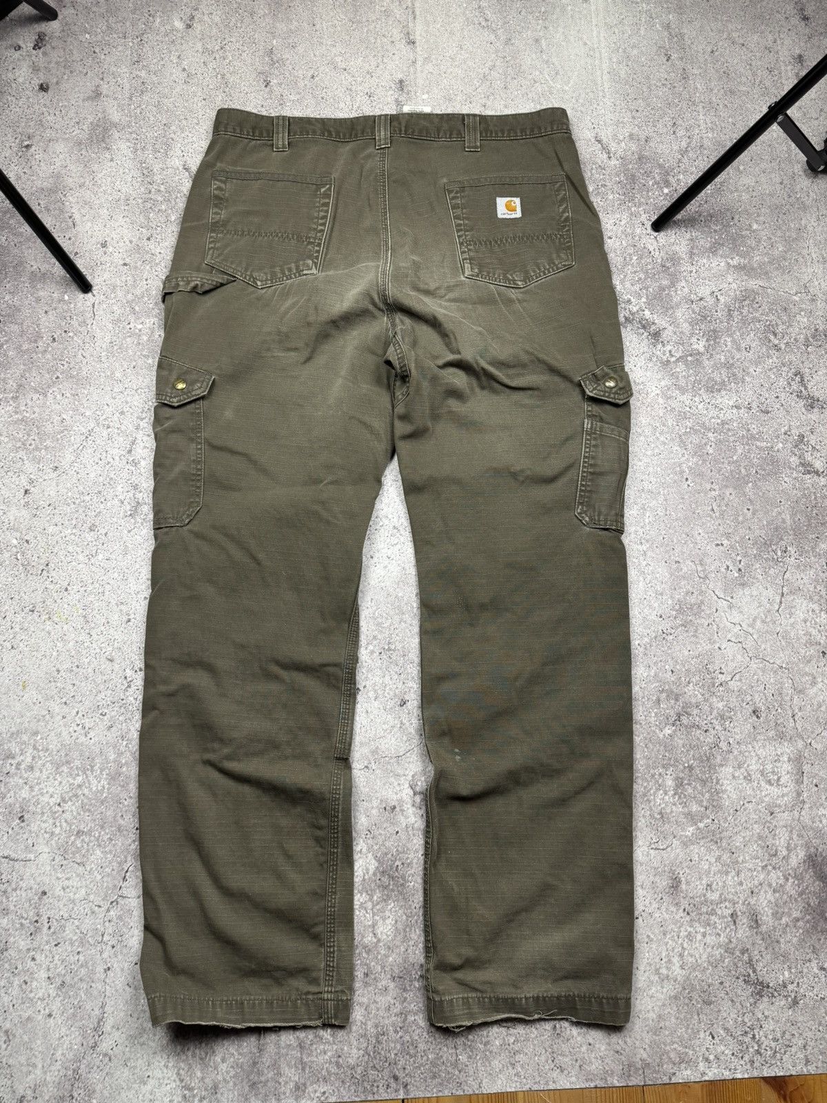Carhartt Crazy Vintage Faded Carhartt Y2K Cargo Work Pants Japanesse Size US 38 / EU 54 - 8 Thumbnail