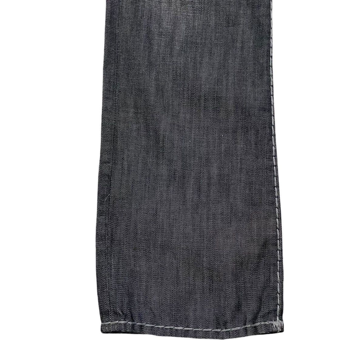 True Religion True Religion Reflected Ricky Flap Black Denim Jeans Size US 34 / EU 50 - 7 Thumbnail