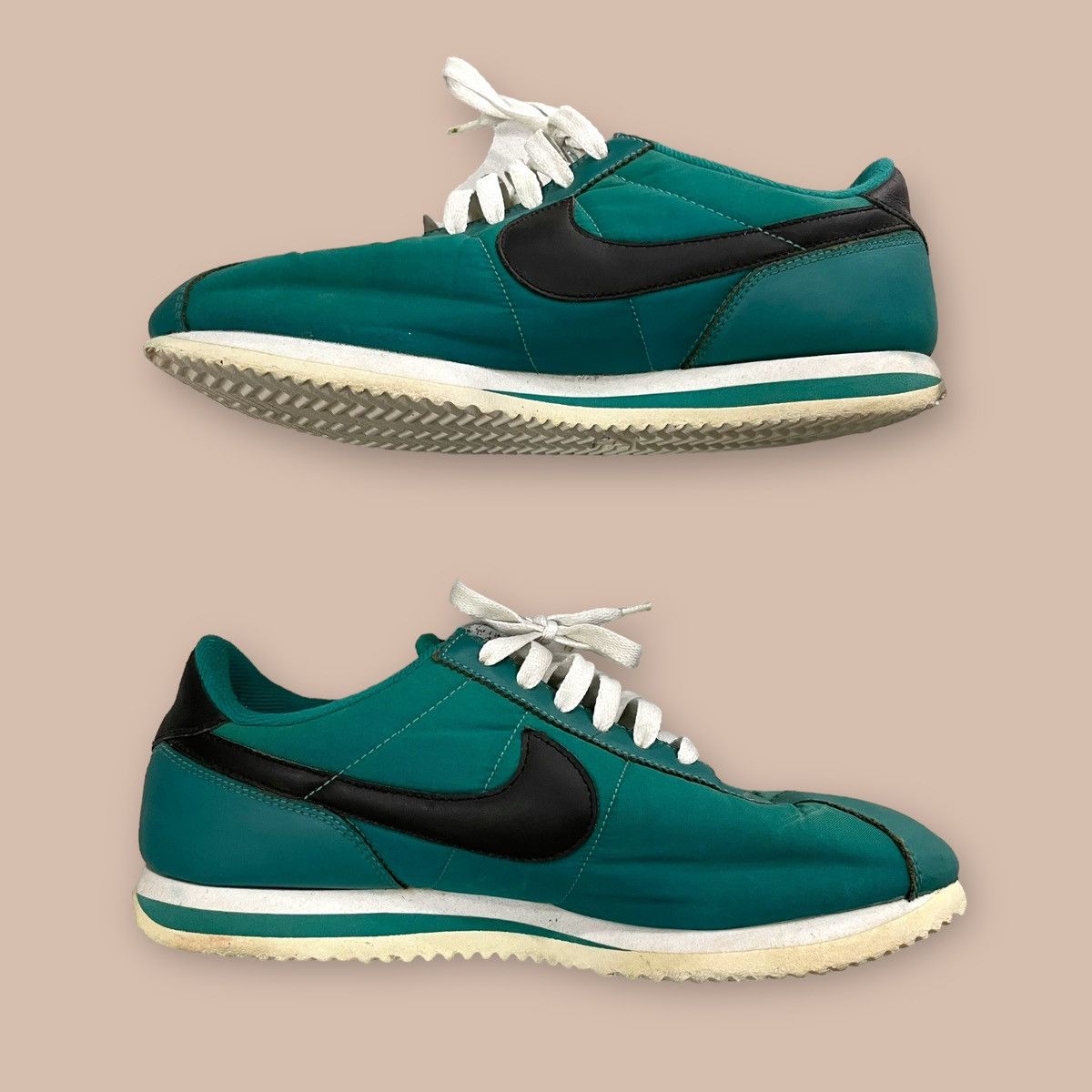 Nike Nike Classic Cortez Green Nylon Size US 8.5 / EU 41-42 - 9 Thumbnail