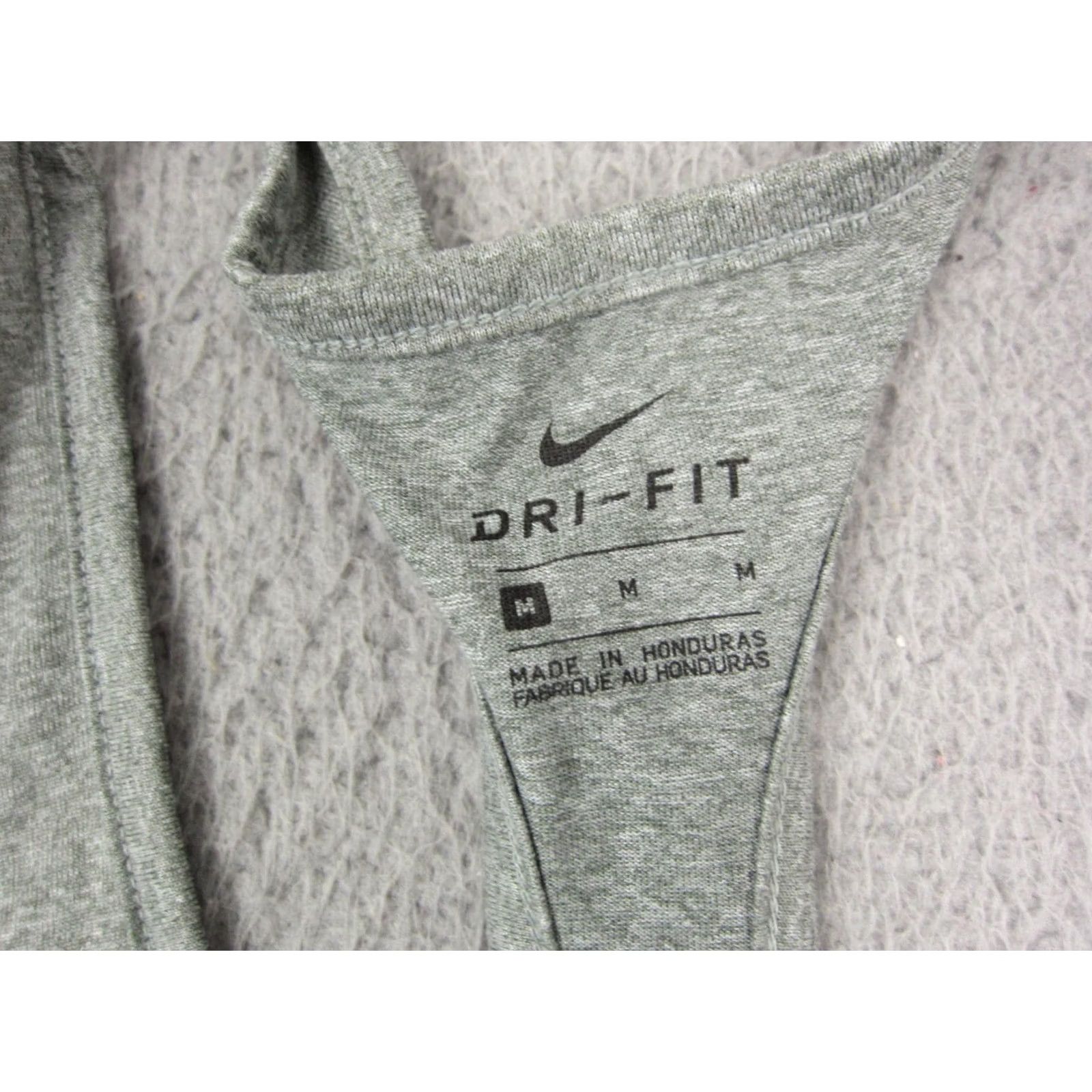 Nike Nike Tank Top Shirt Womens Medium Gray Racerback Athletic Sports Gym Workout 90s Size M / US 6-8 / IT 42-44 - 3 Thumbnail