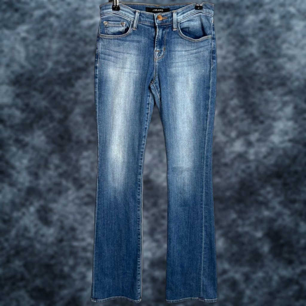 J Brand J Brand Womens Betty Bootcut Jeans Size 25 Medium Wash Denim Stretch Size 42" / US 20 - 1 Thumbnail