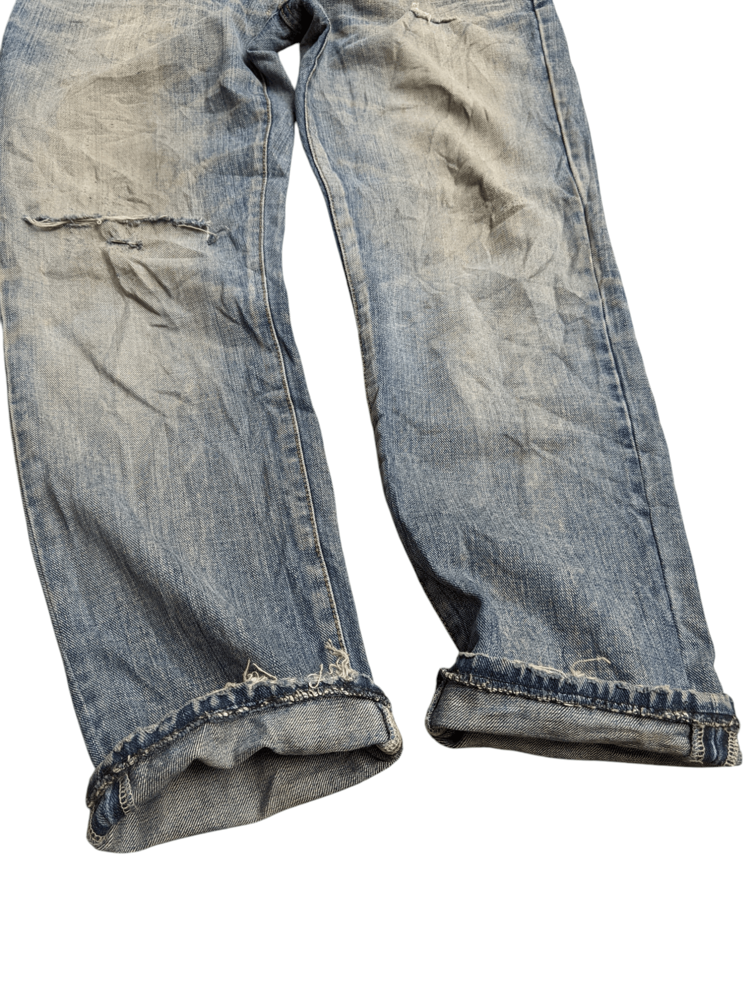 Saint Laurent Paris AW 17 University Distressed Light Wash Size US 32 / EU 48 - 10 Thumbnail