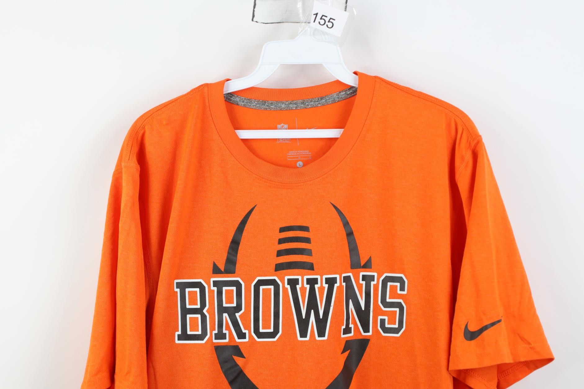 Nike Nike NFL Cleveland Browns Football Short Sleeve T-Shirt Size US L / EU 52-54 / 3 - 2 Thumbnail