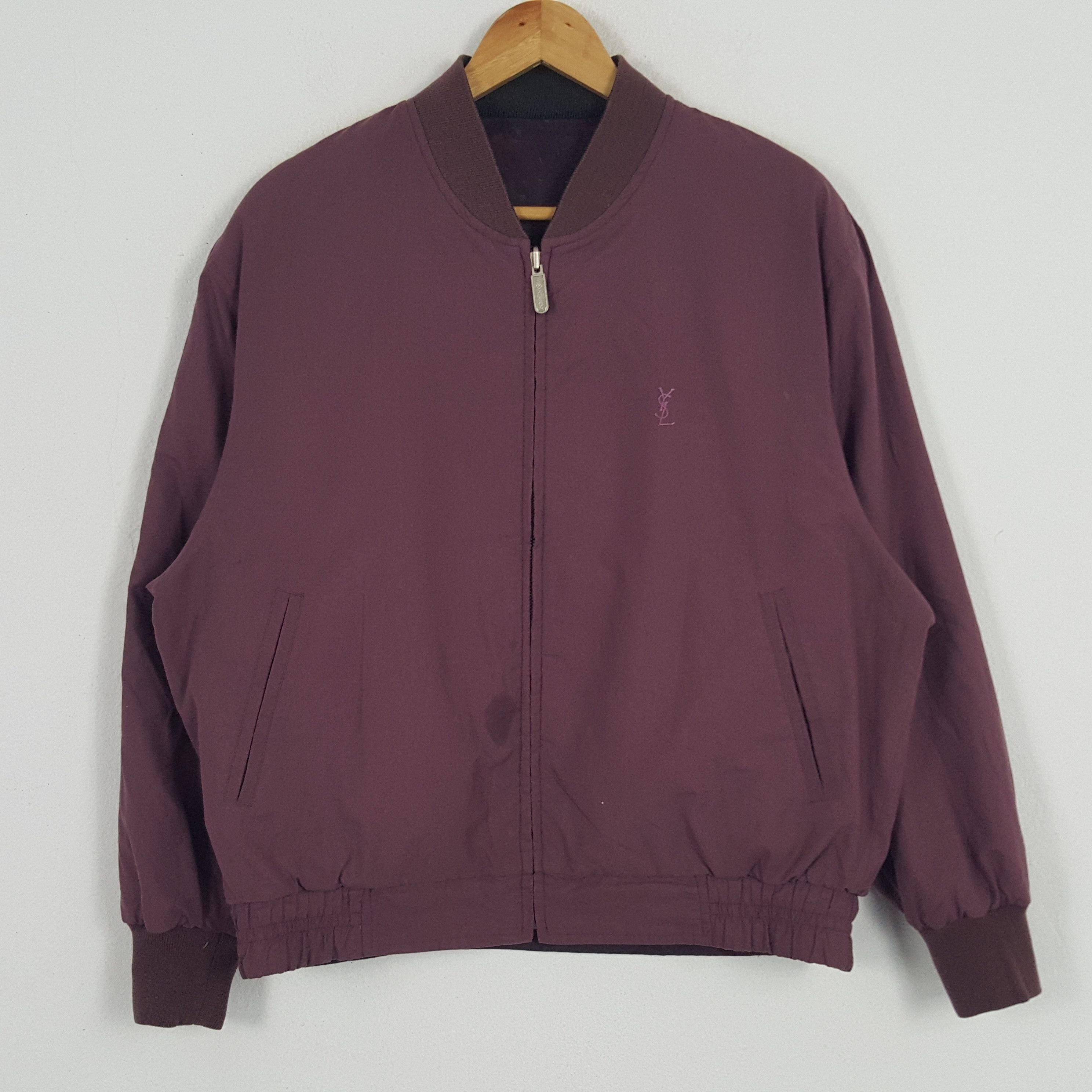 Vintage × Yves Saint Laurent Vintage Yves Saint Laurent Italian Brand Reversible Jacket Size US L / EU 52-54 / 3 - 3 Thumbnail