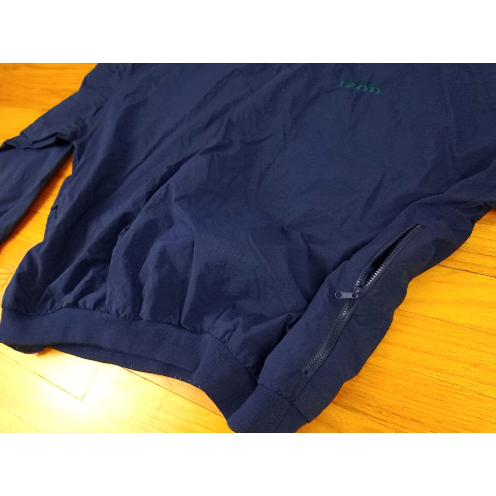 Izod IZOD Nylon Windbreaker Jacket XL Blue Unisex Adults Golf Size US XL / EU 56 / 4 - 3 Thumbnail