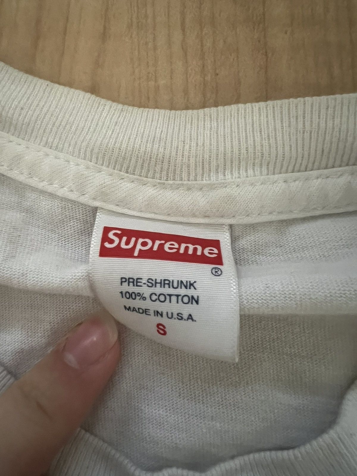 Supreme Supreme Bible-print T-shirt Size US S / EU 44-46 / 1 - 2 Thumbnail