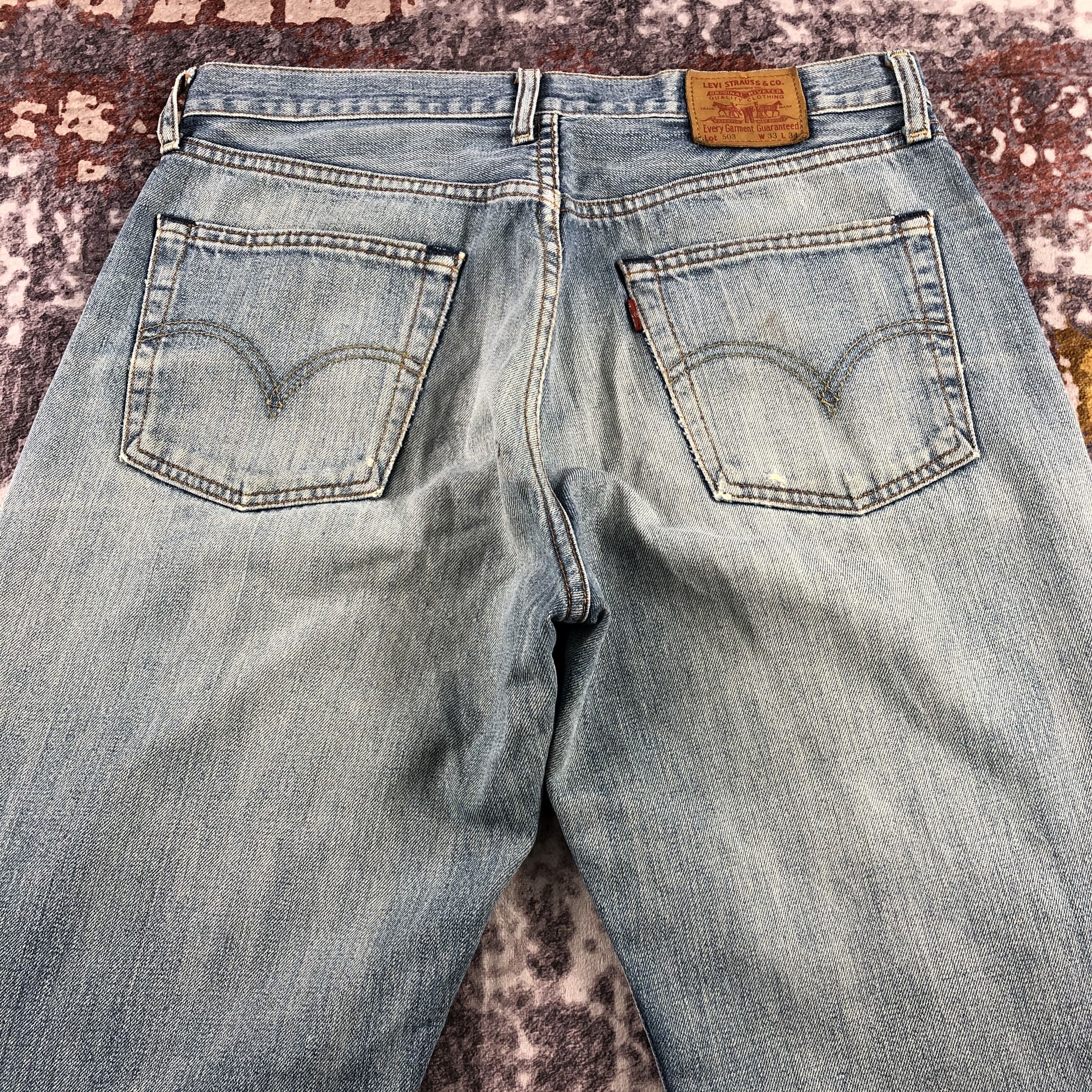 Levi's × Vintage Vintage 90s Levis 503 Jeans-JM2727 Size US 33 - 5 Thumbnail