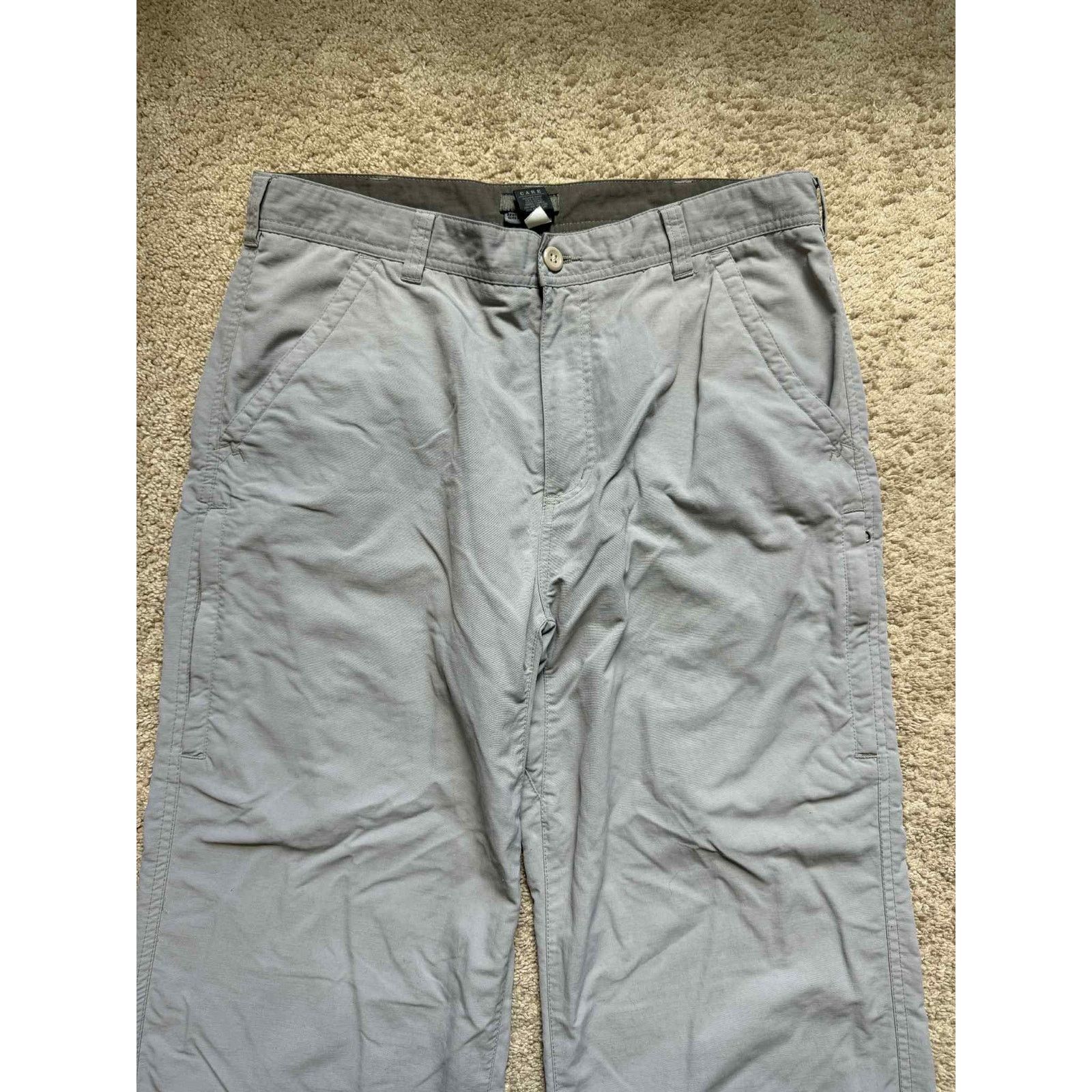 Rei Rei UPF 50+ Straight Leg Hiking Pants Gray Mens W34 L30 Size US 34 / EU 50 - 4 Thumbnail