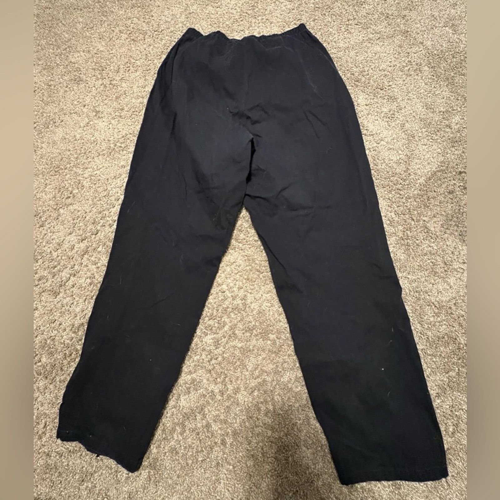 Denim & Co. (D&Co) Stretchy Black Pants: Size 1X Size 32" / US 10 / IT 46 - 2 Thumbnail