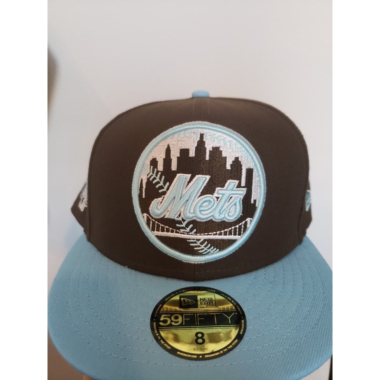 New Era New York Mets Hat 2013 ASG Patch Size 8 Fitted Blue New Era Size ONE SIZE - 1 Thumbnail