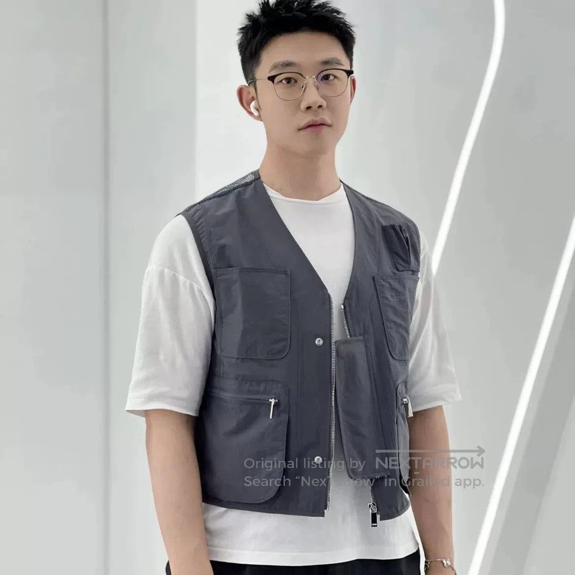 Dior Dior Tactical Vest with Logo Embroidery. Size US M / EU 48-50 / 2 - 4 Thumbnail