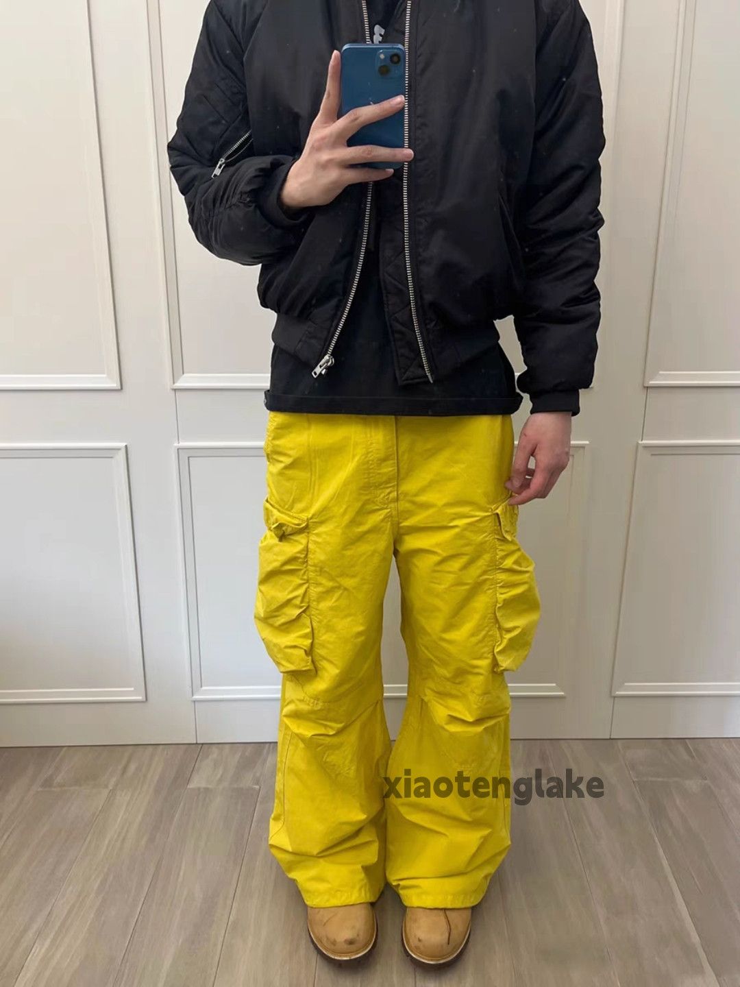 Vintage Unisex outdoor utility loose baggy hiphop flared pants Size US 34 / EU 50 - 1 Thumbnail